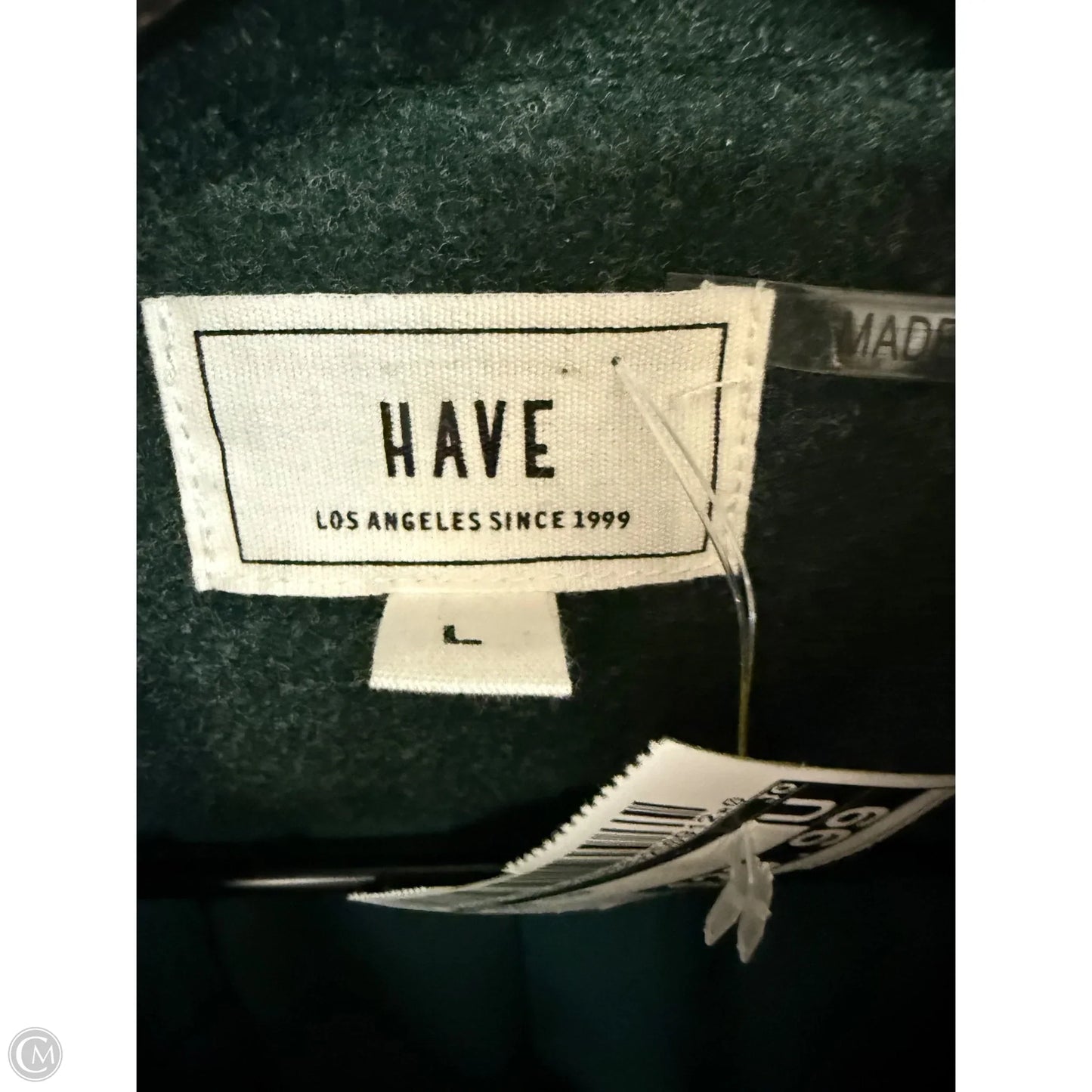 Jacket Other By Have In Green, Size: L