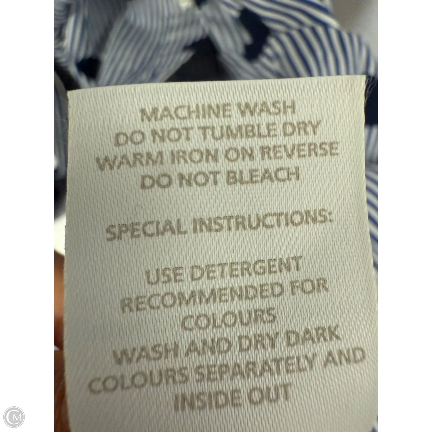 Dress Casual Short By Boden In Blue & White, Size: 6