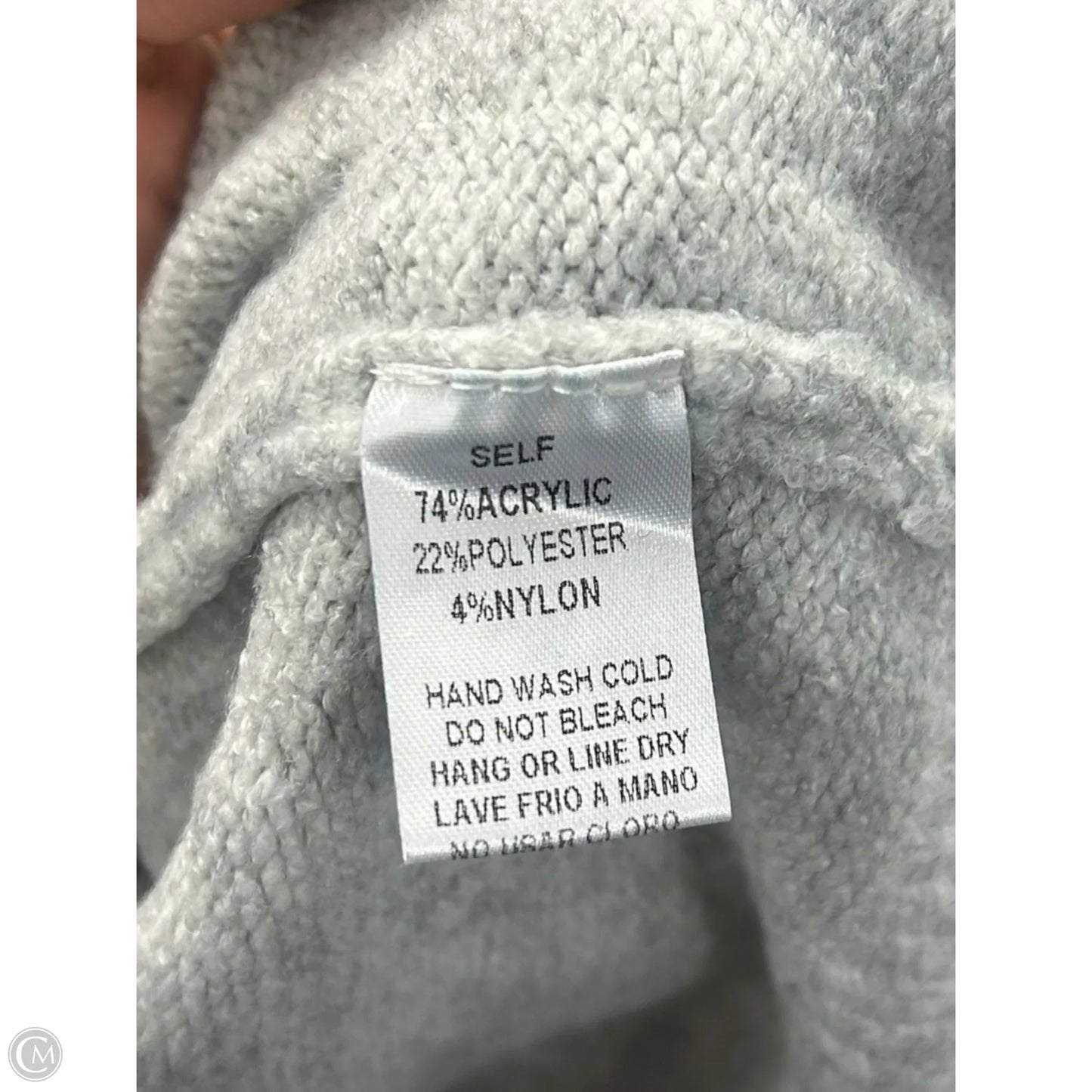 Sweater By Easel In Grey, Size: S