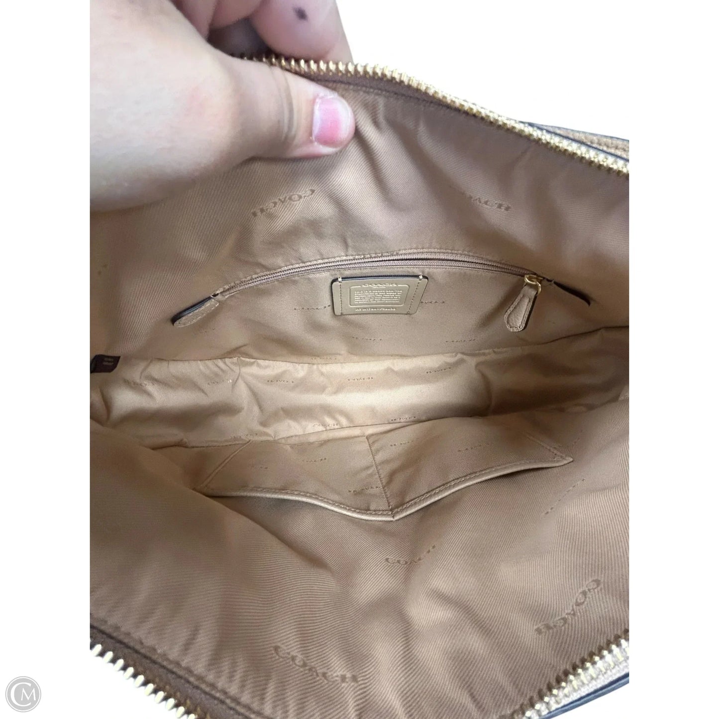 Handbag Designer By Coach, Size: Medium