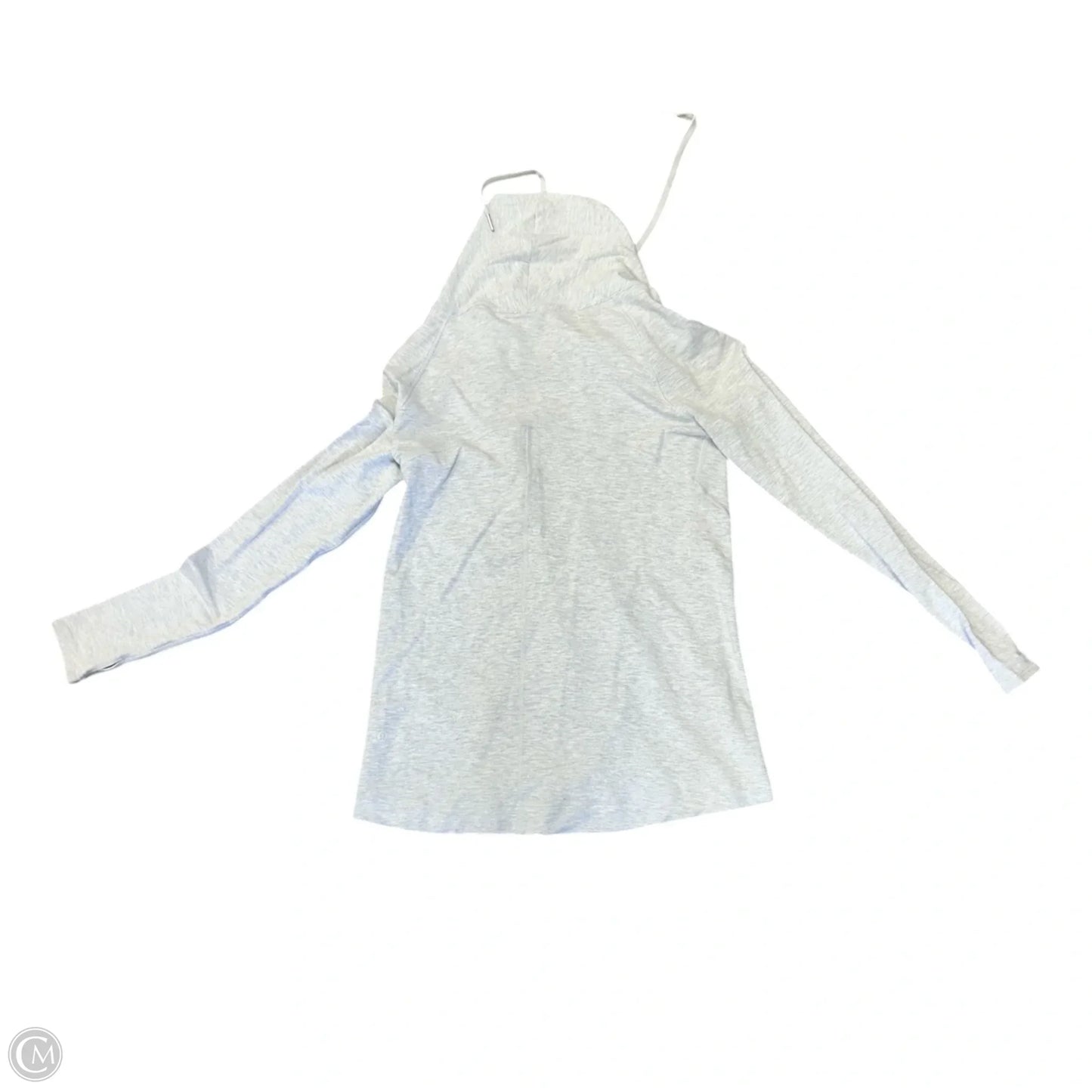 Athletic Jacket By Lululemon In Grey, Size: 4