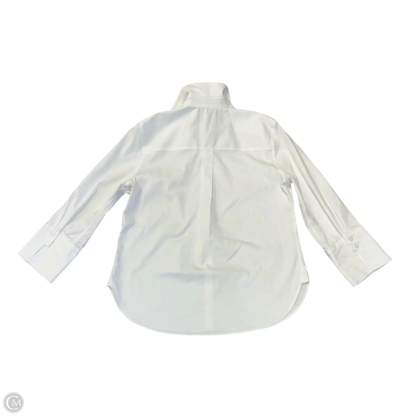 Blouse 3/4 Sleeve By Chicos In White, Size: M