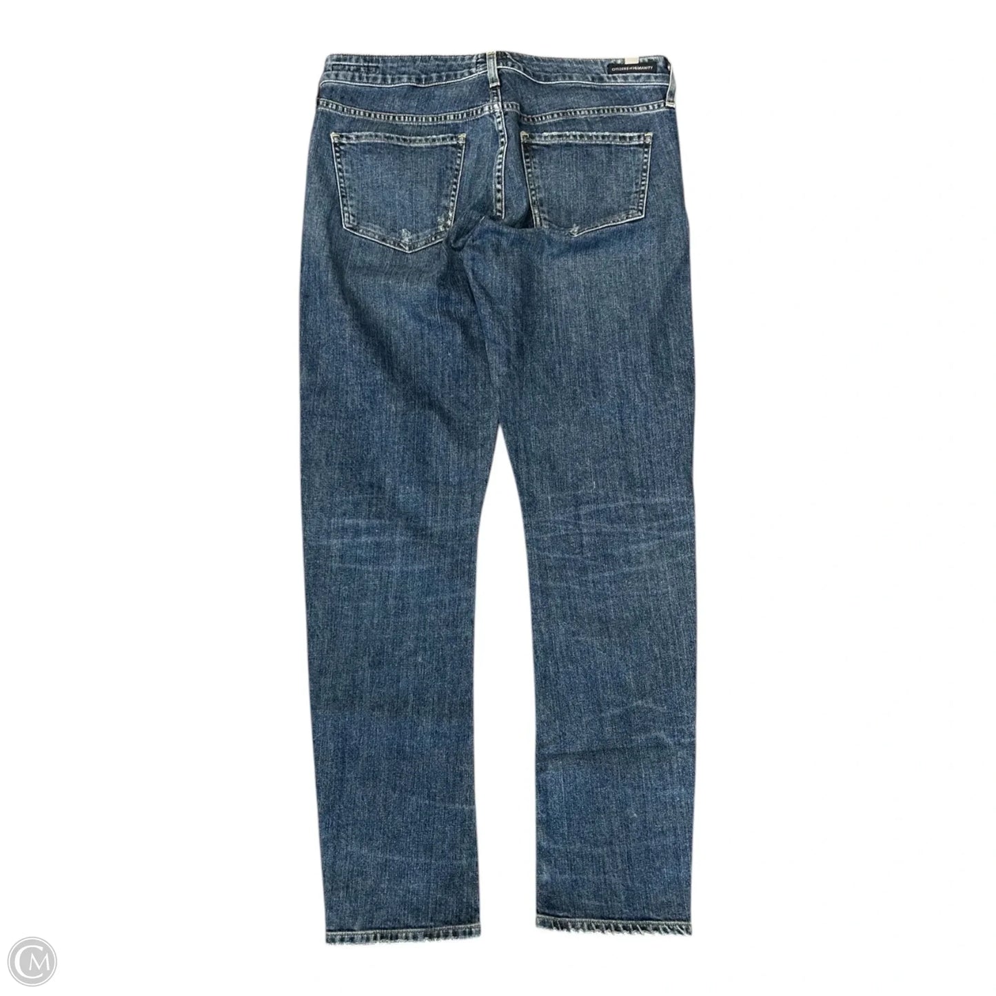 Jeans Straight By Citizens Of Humanity In Blue Denim, Size: 8