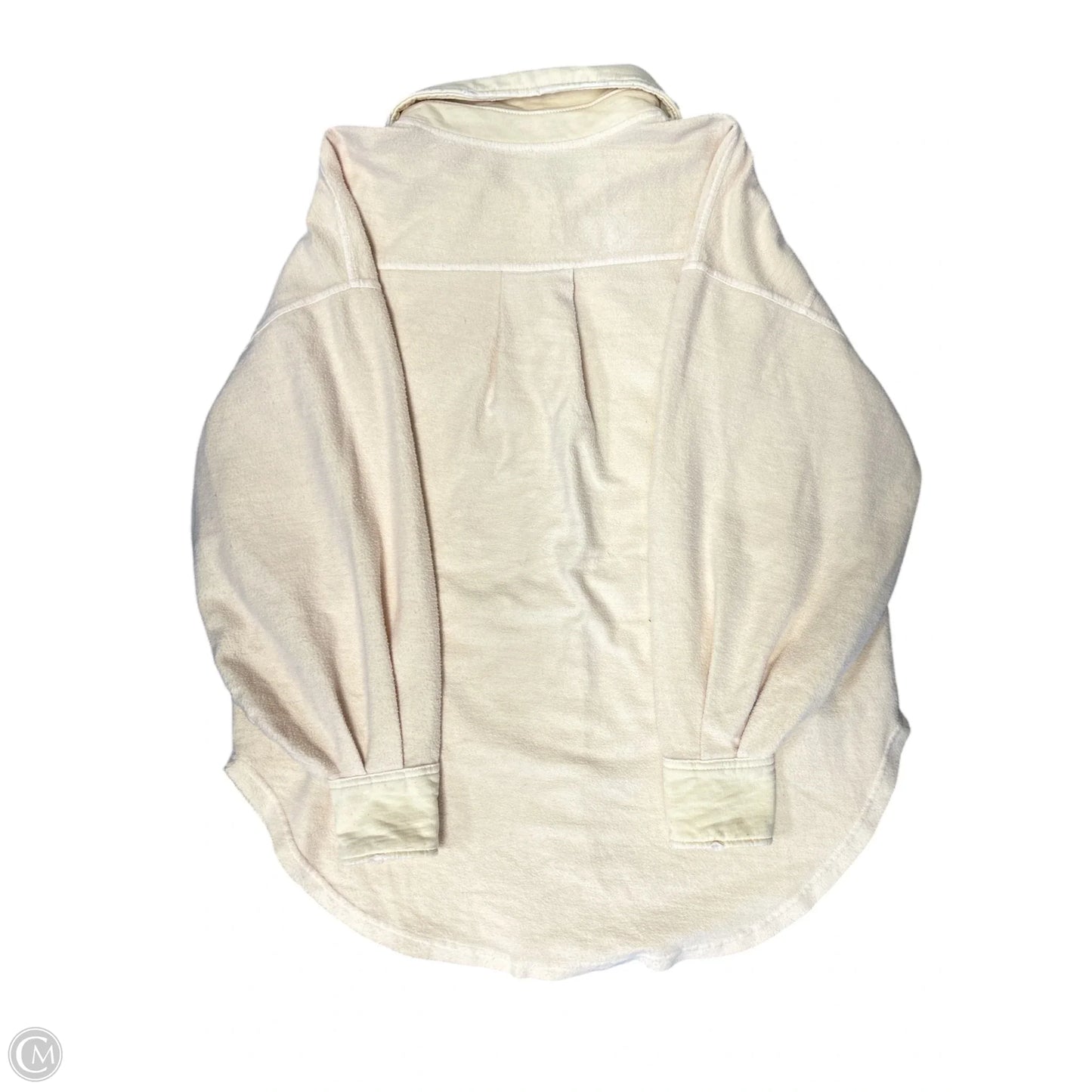 Jacket Shirt By Free People In Peach, Size: M