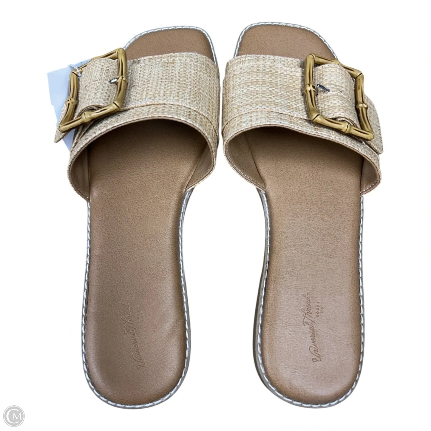 Sandals Flats By Universal Thread In Tan, Size: 8