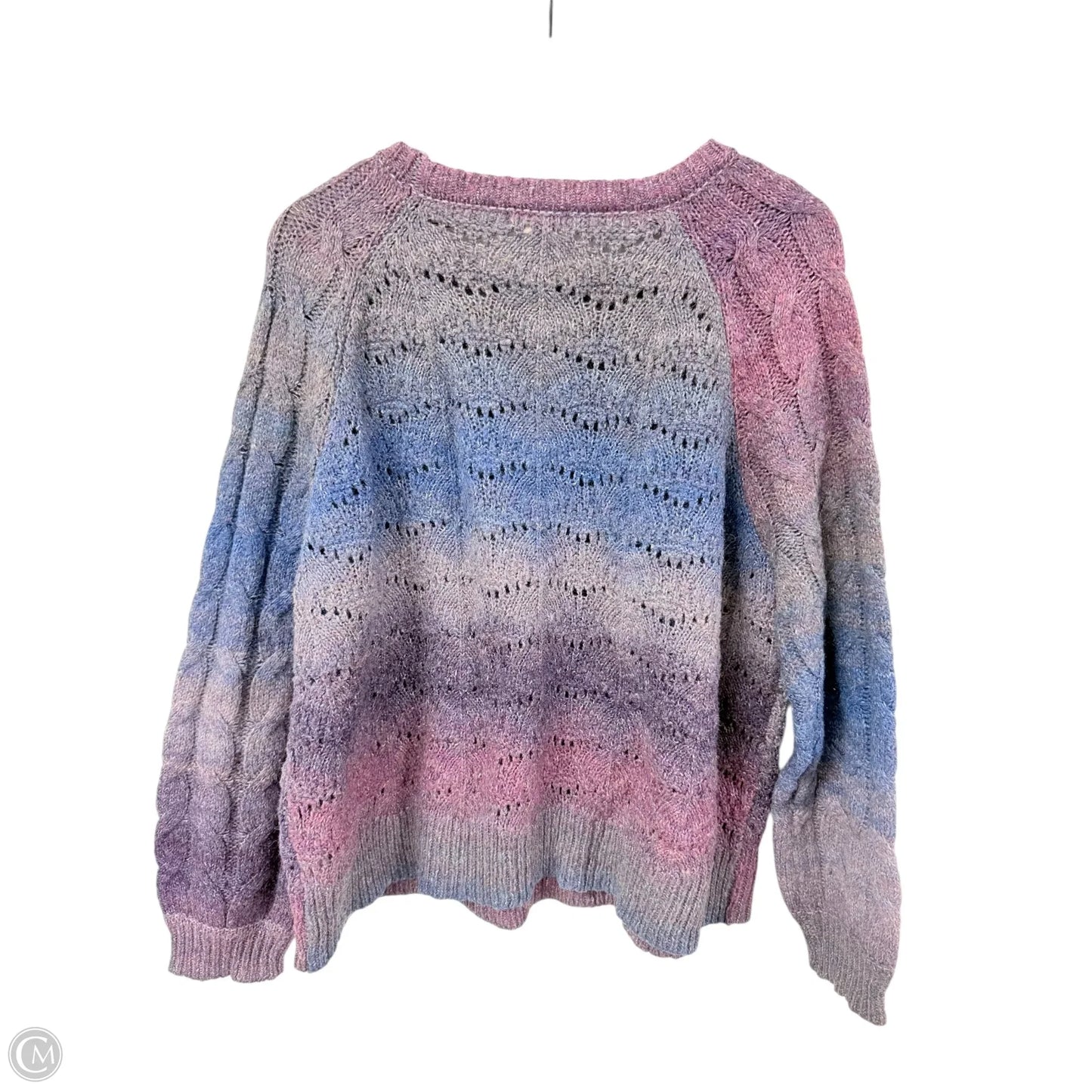 Sweater By Knox Rose In Purple, Size: Xxl