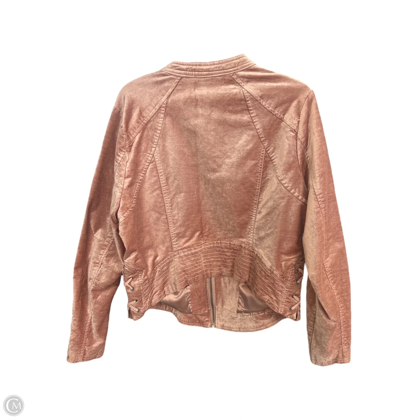 Jacket Moto By Torrid In Pink, Size: L
