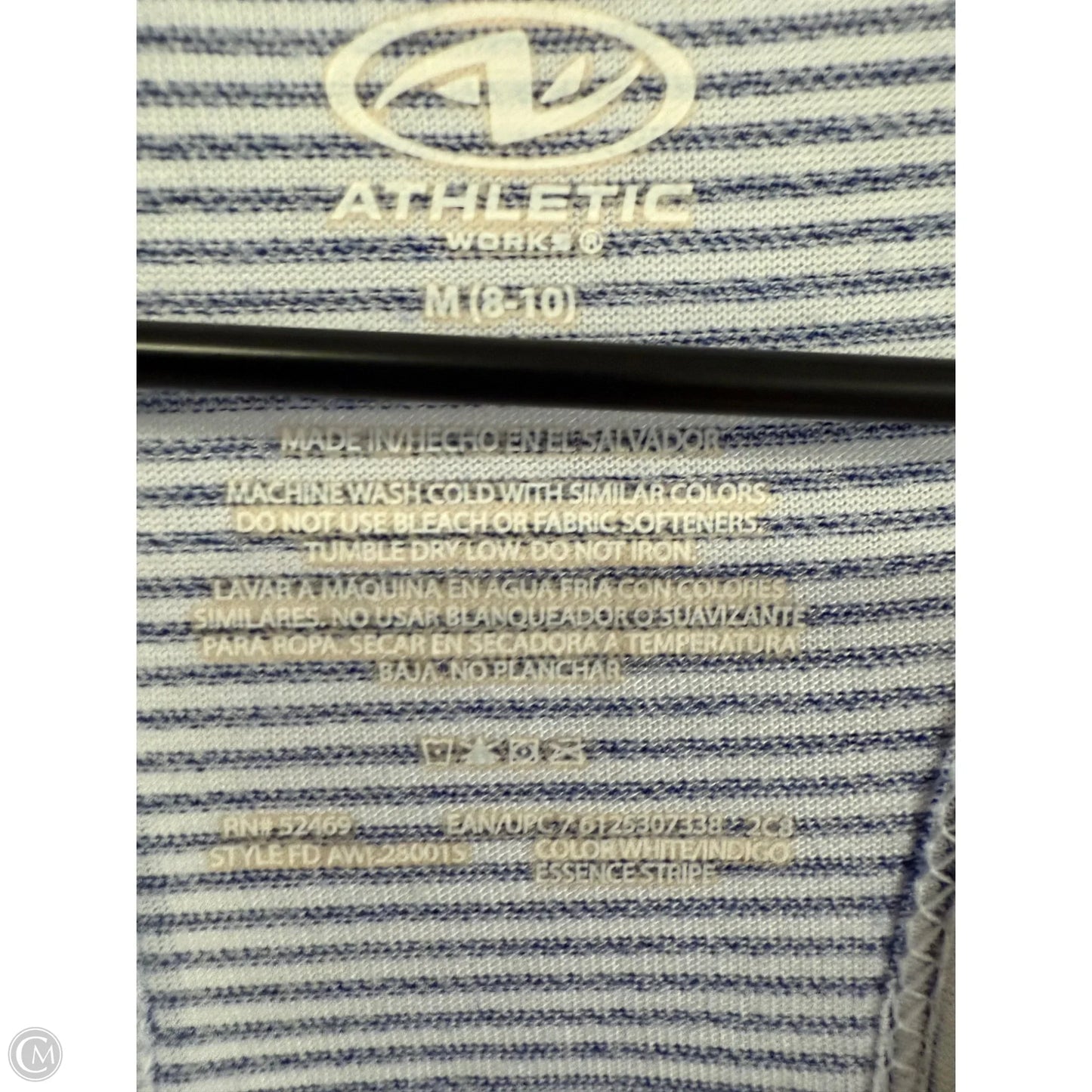 Athletic Tank Top By Athletic Works In Blue, Size: M