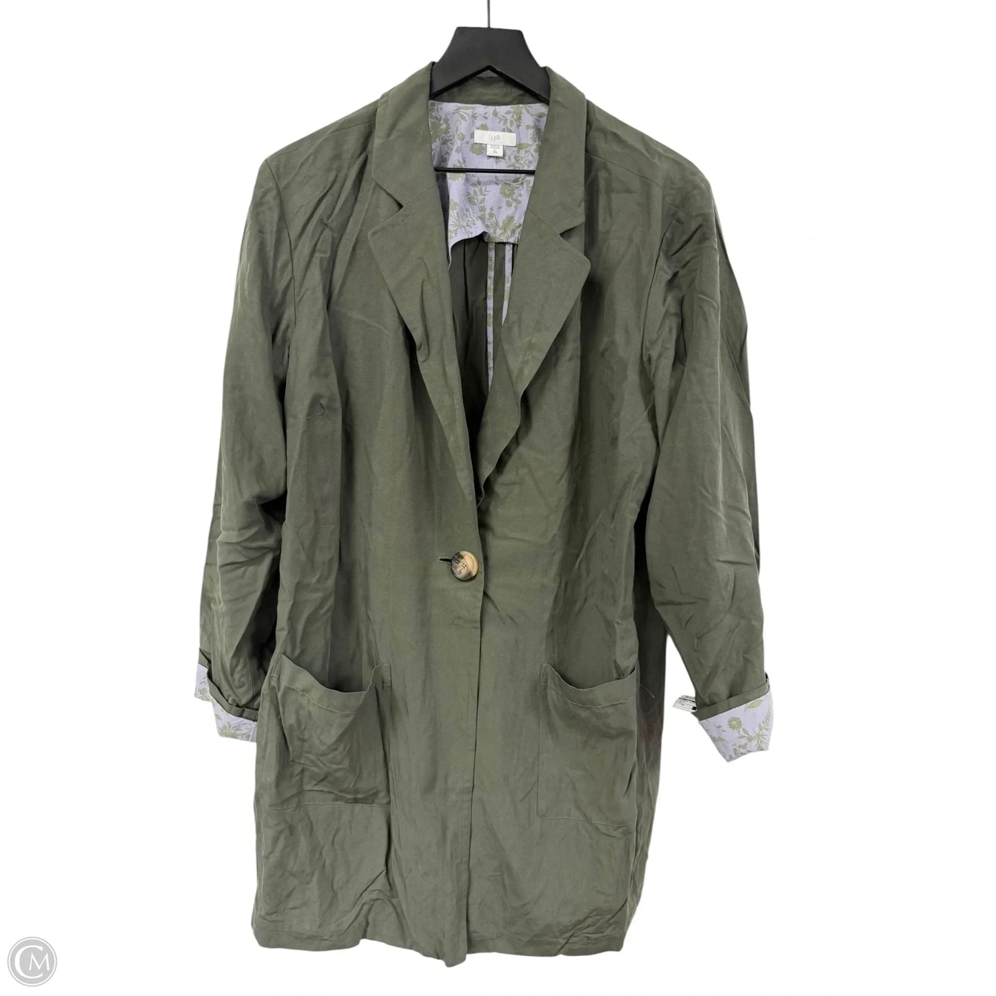 Jacket Other By J. Jill In Green, Size: Xl