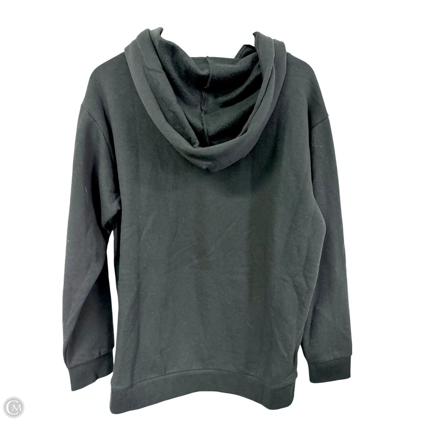 Sweatshirt Hoodie By Pink In Black, Size: M