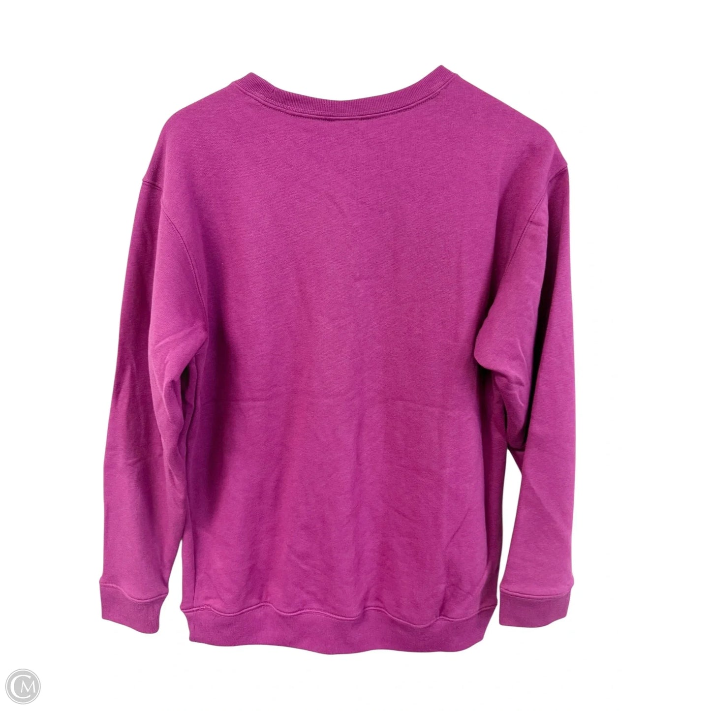 Sweatshirt Crewneck By Pink In Purple, Size: S