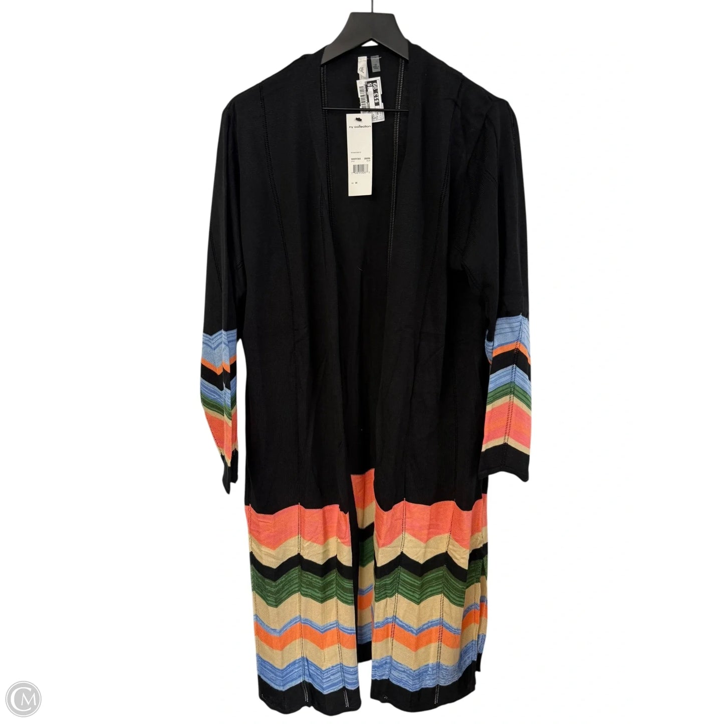 Cardigan By Ny Collection In Black, Size: 3x