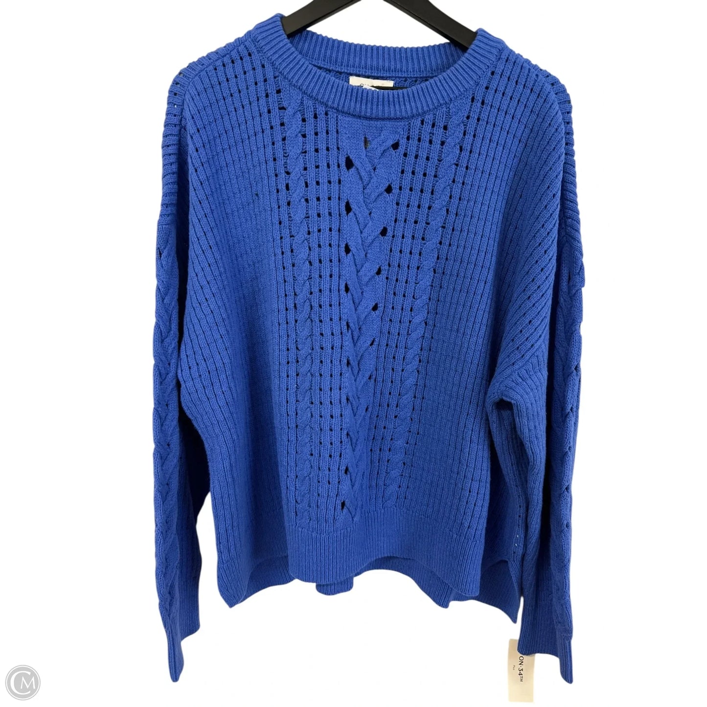 Sweater By Clothes Mentor In Blue, Size: 3x
