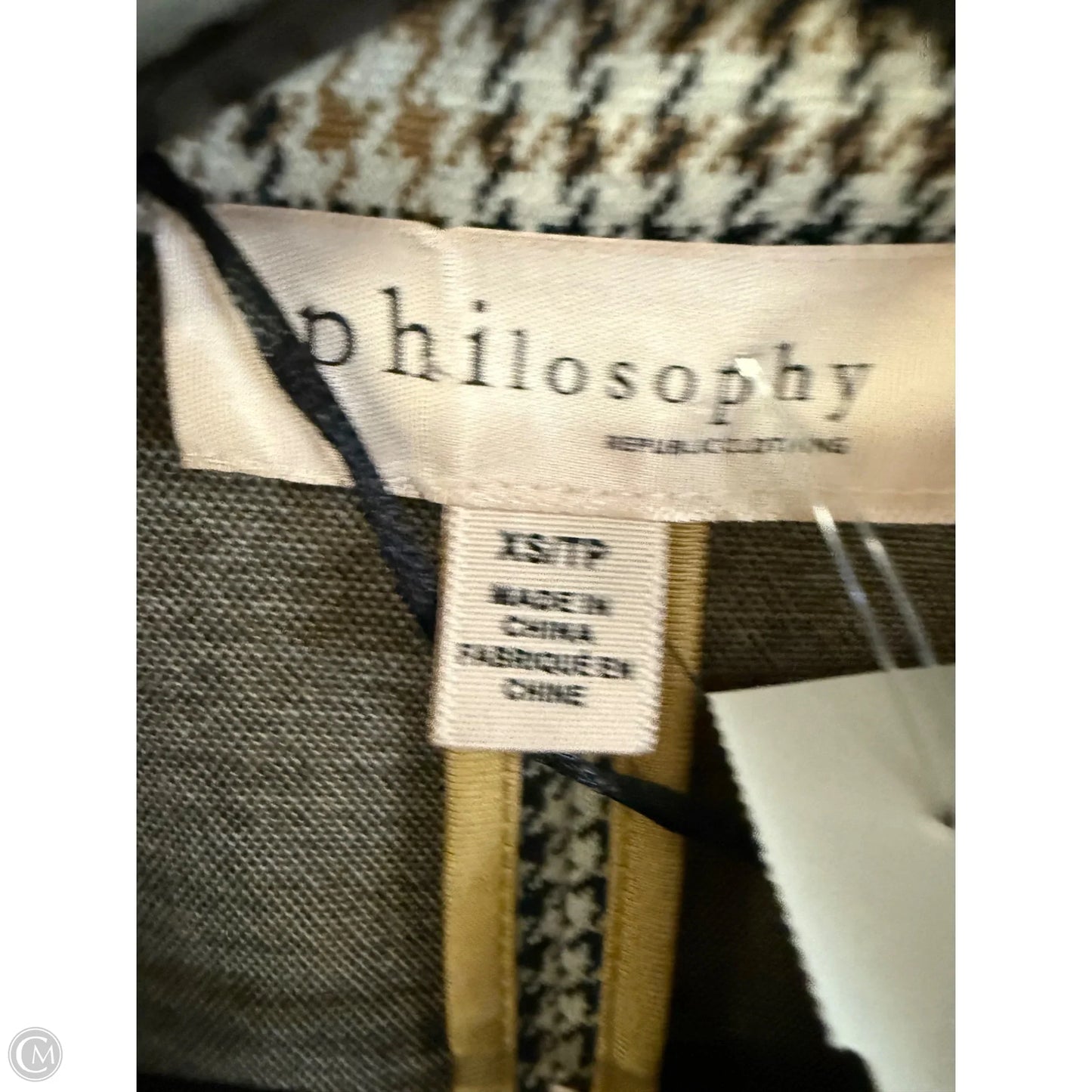 Jacket Other By Philosophy In Brown, Size: Xs