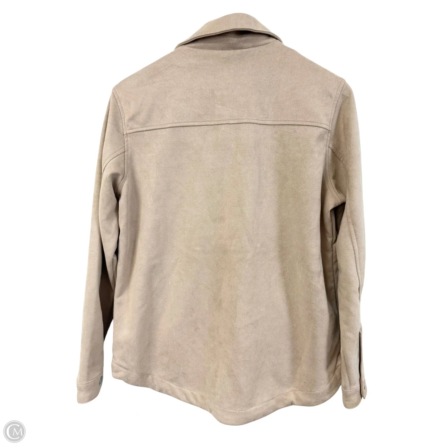 Jacket Shirt By Cmc In Beige, Size: M