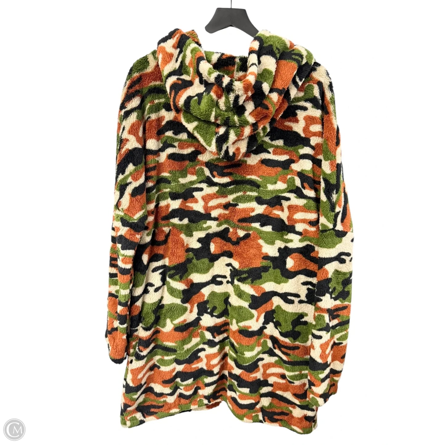 Jacket Faux Fur & Sherpa By Clothes Mentor In Camouflage Print, Size: S