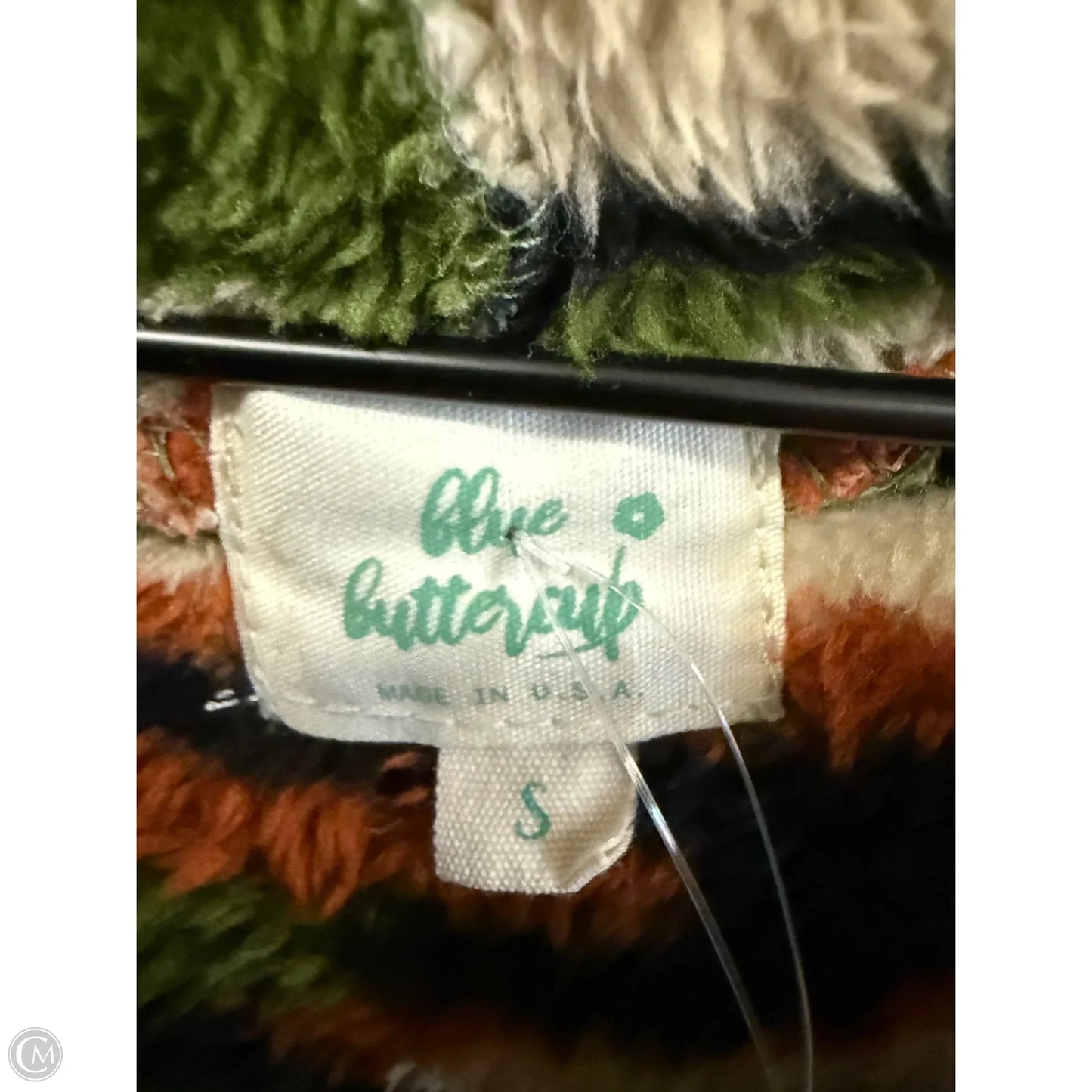 Jacket Faux Fur & Sherpa By Clothes Mentor In Camouflage Print, Size: S