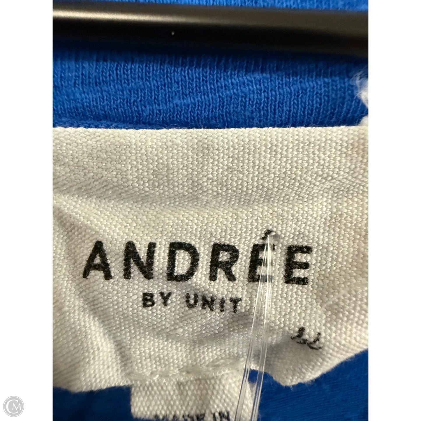 Top Short Sleeve By Andree By Unit In Blue, Size: Xl