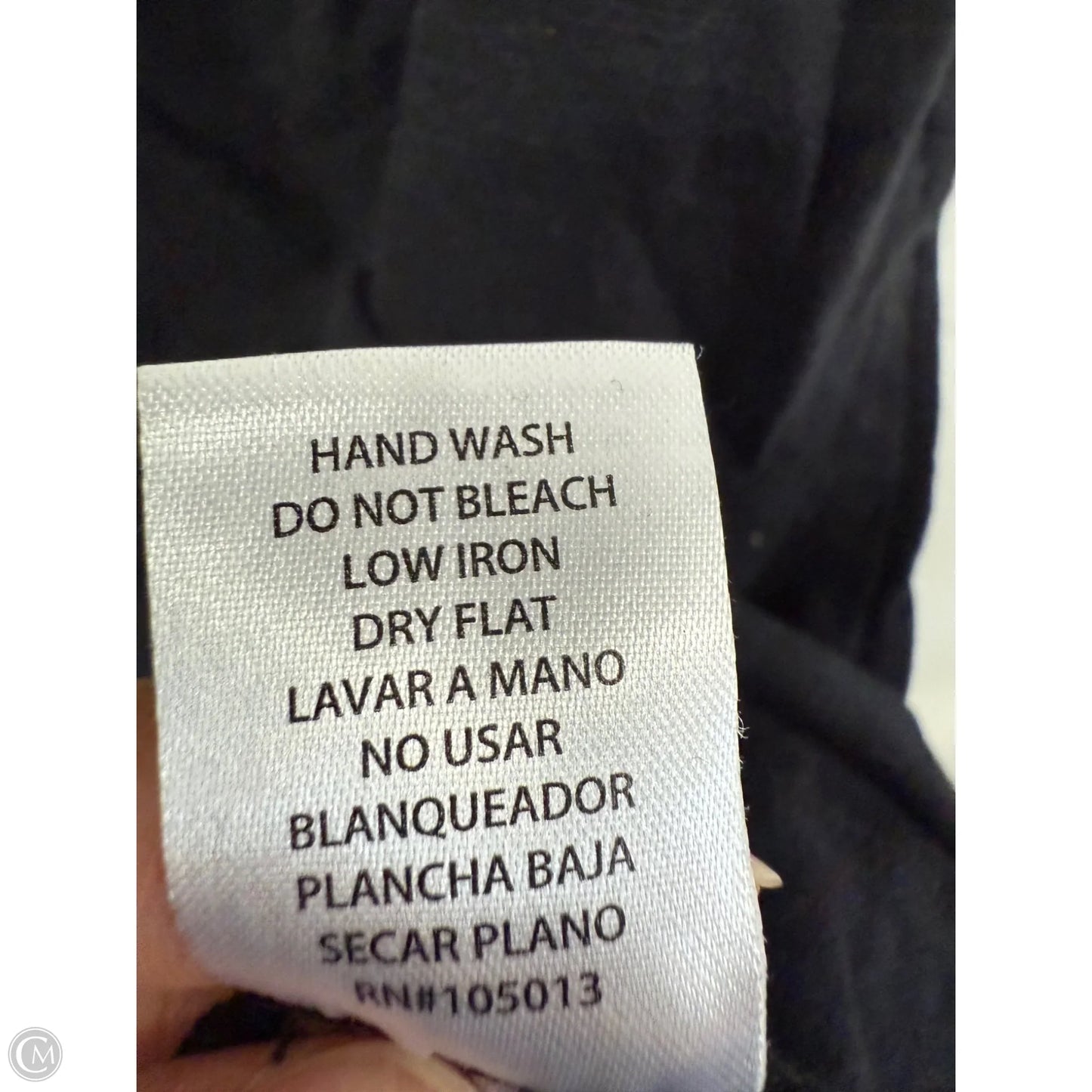 Top Short Sleeve By Andree By Unit In Black, Size: Xl