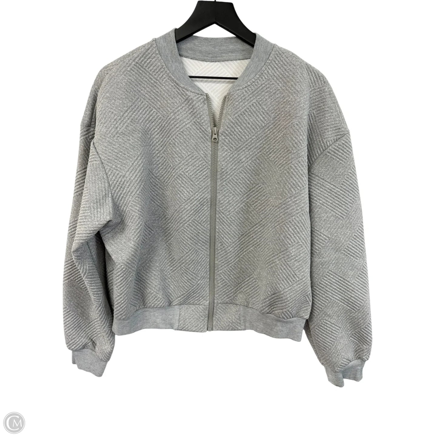 Jacket Shirt By Shein In Grey, Size: Xl