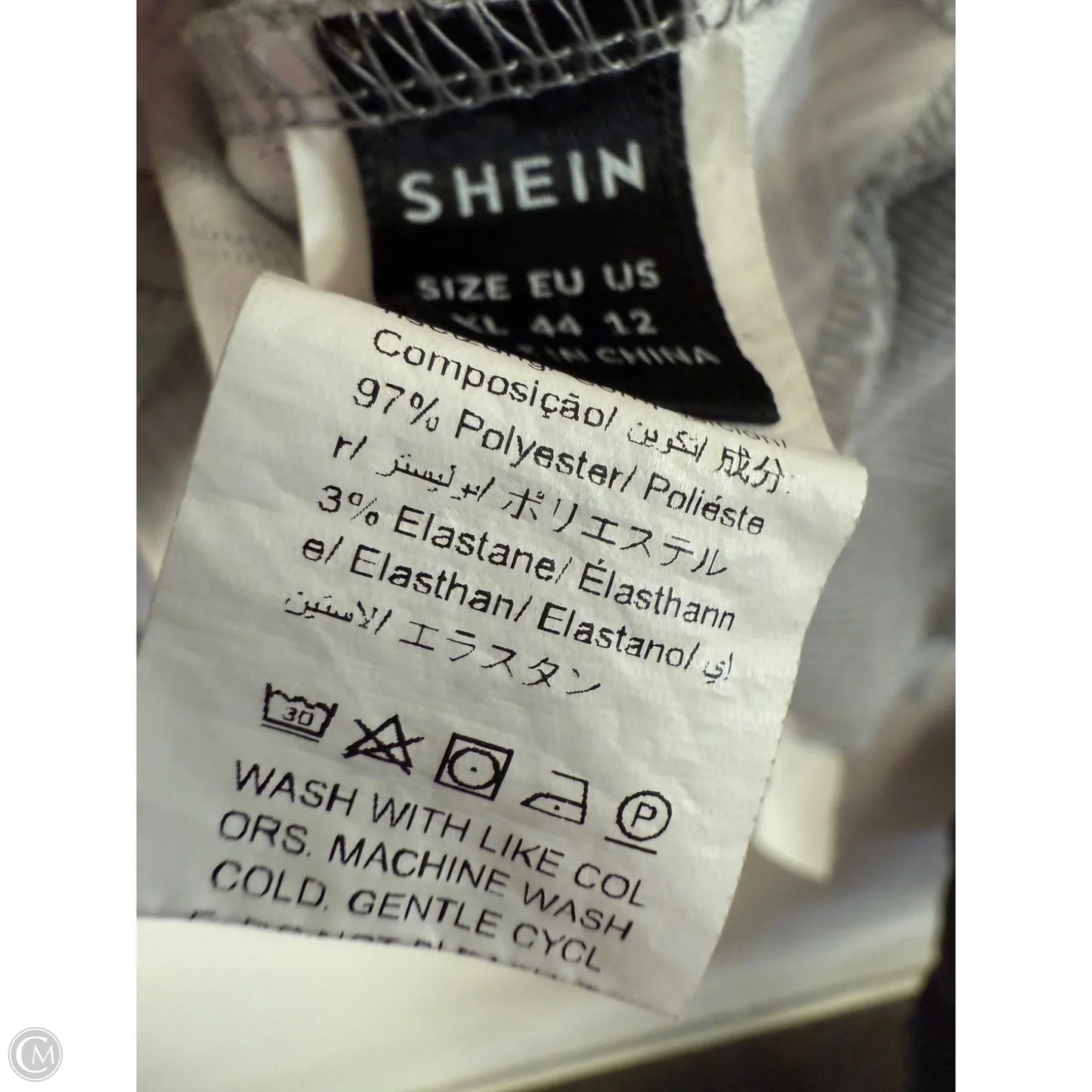 Jacket Shirt By Shein In Grey, Size: Xl