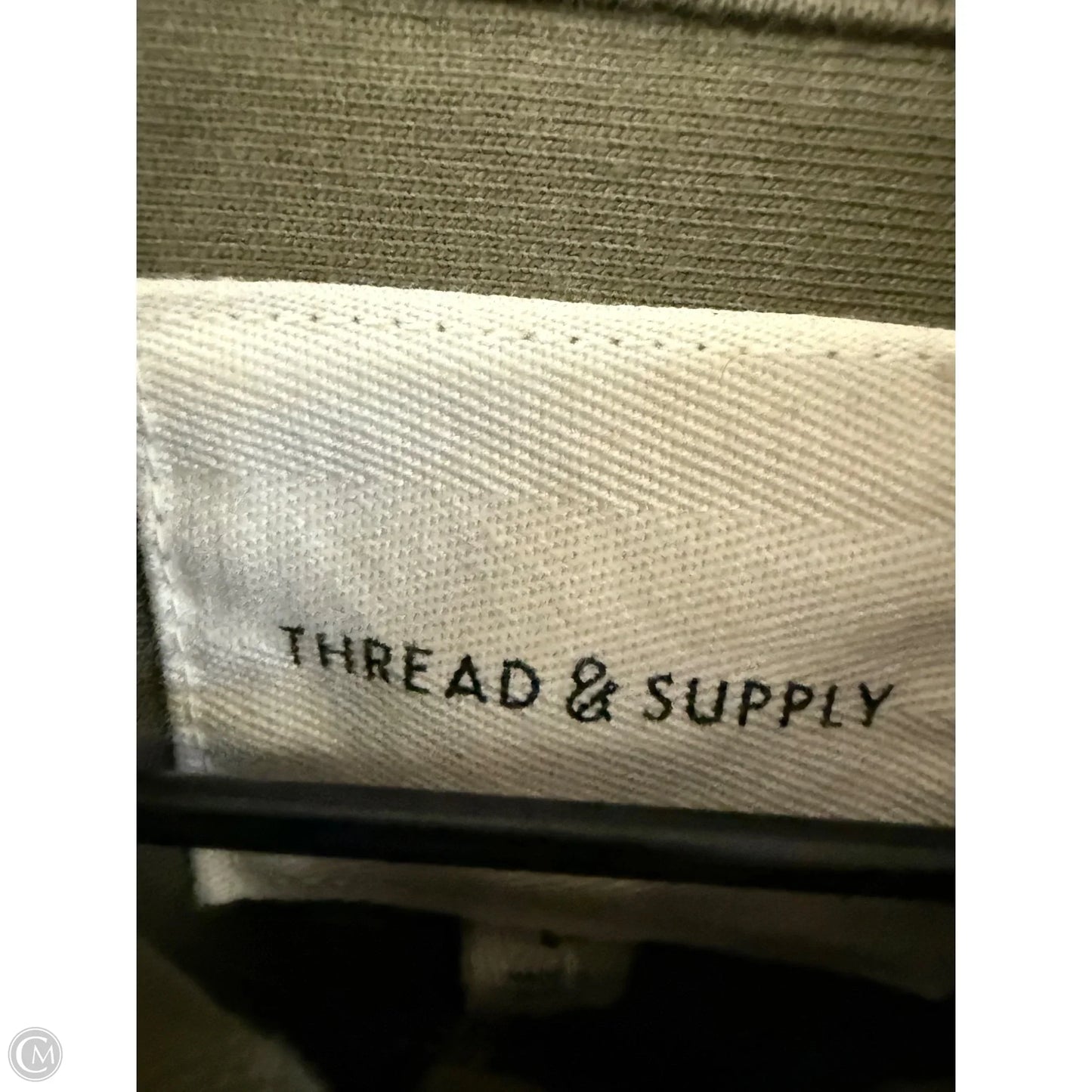 Jacket Shirt By Thread And Supply In Green, Size: L
