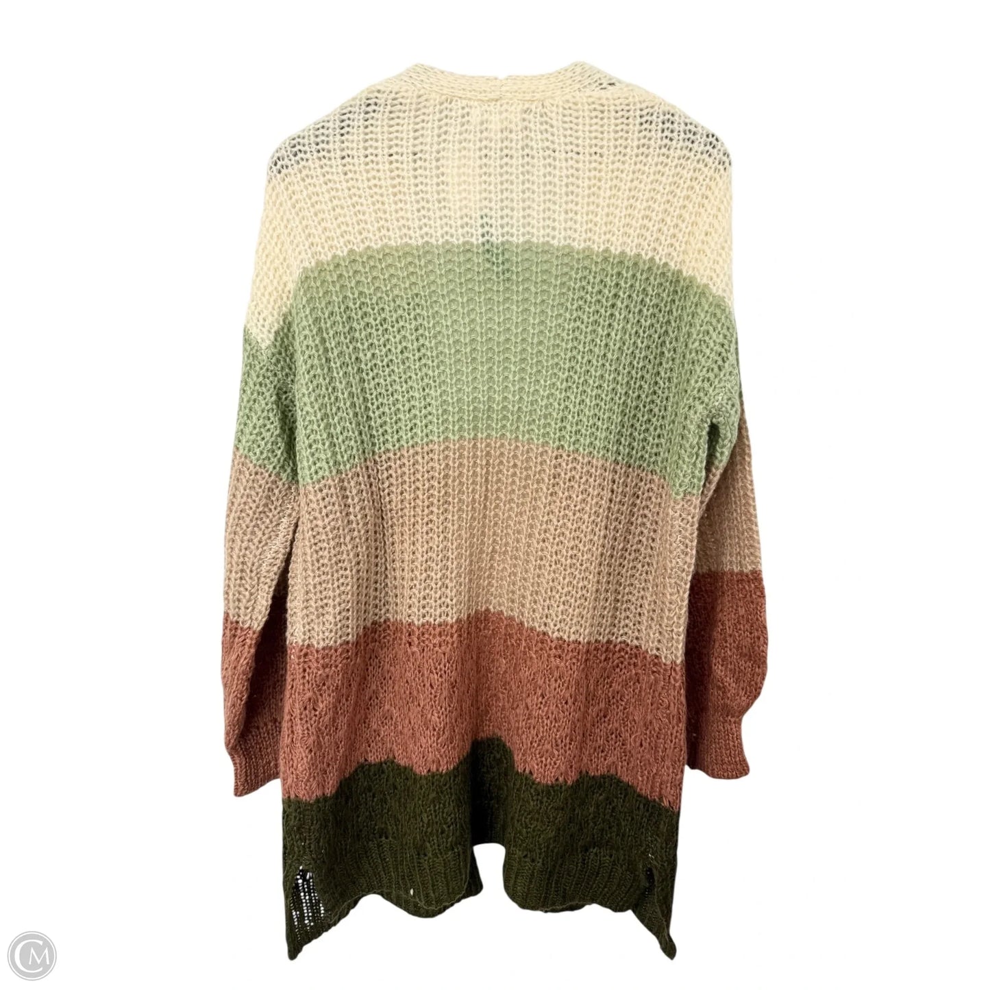 Sweater Cardigan By Maurices In Multi-colored, Size: L