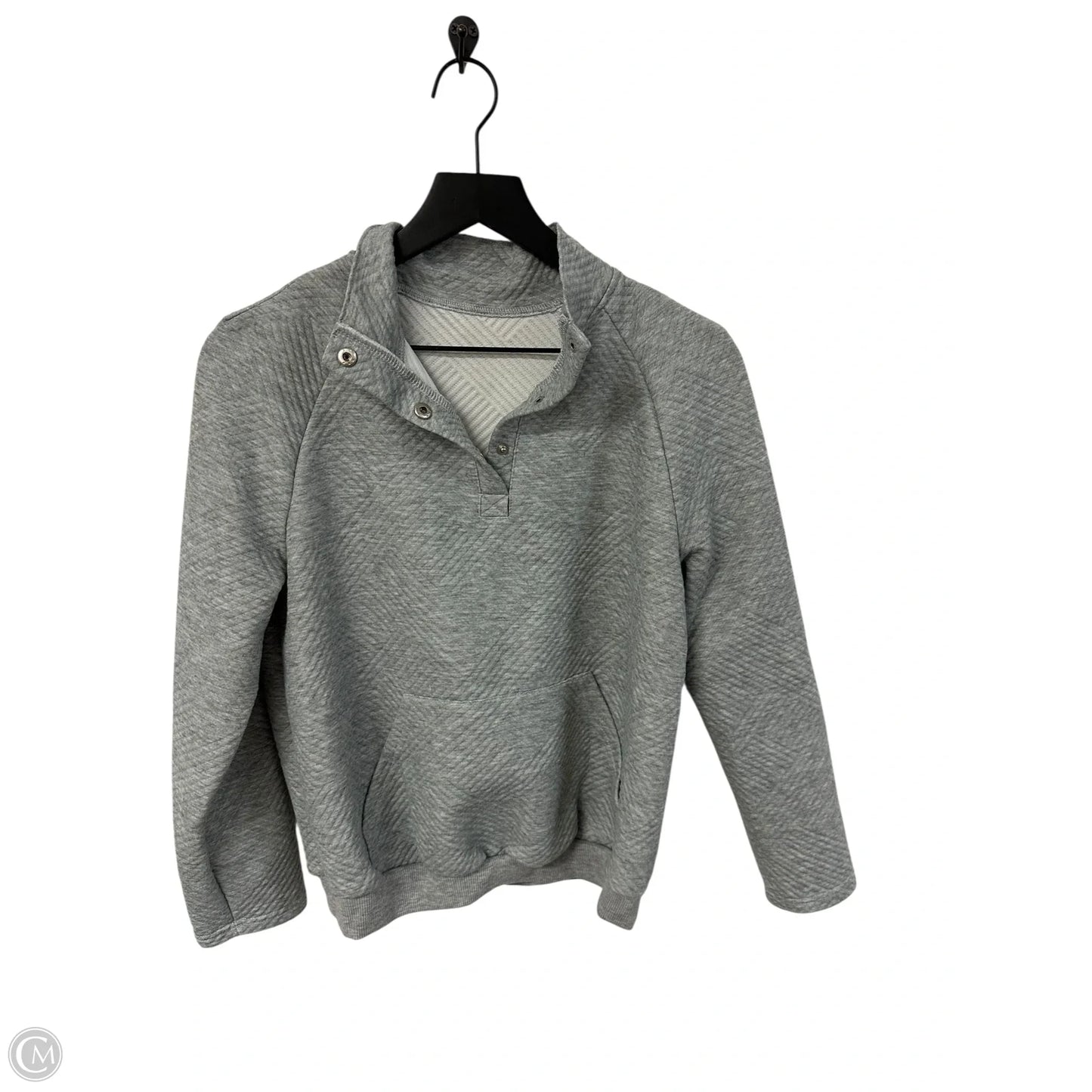 Sweatshirt Collar By Shein In Grey, Size: M