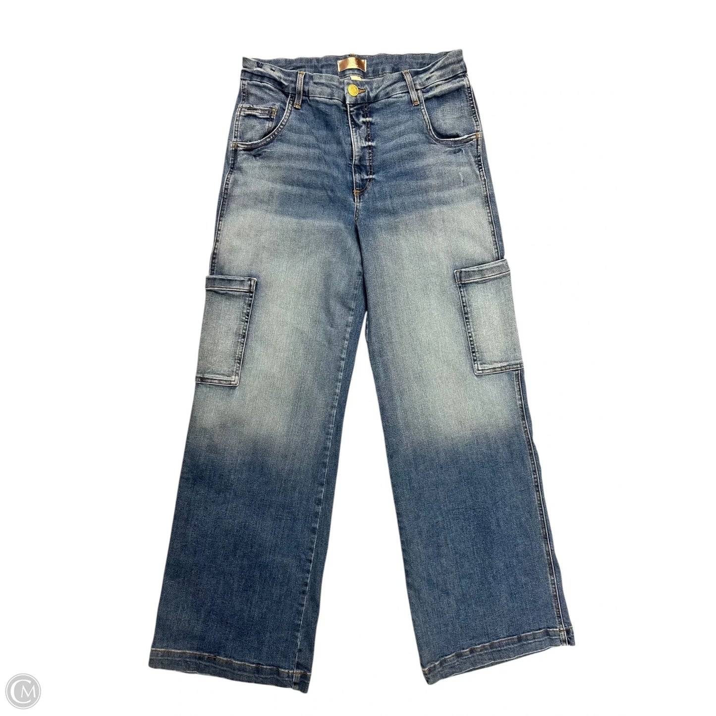 Jeans Wide Leg By Kut In Blue Denim, Size: 10