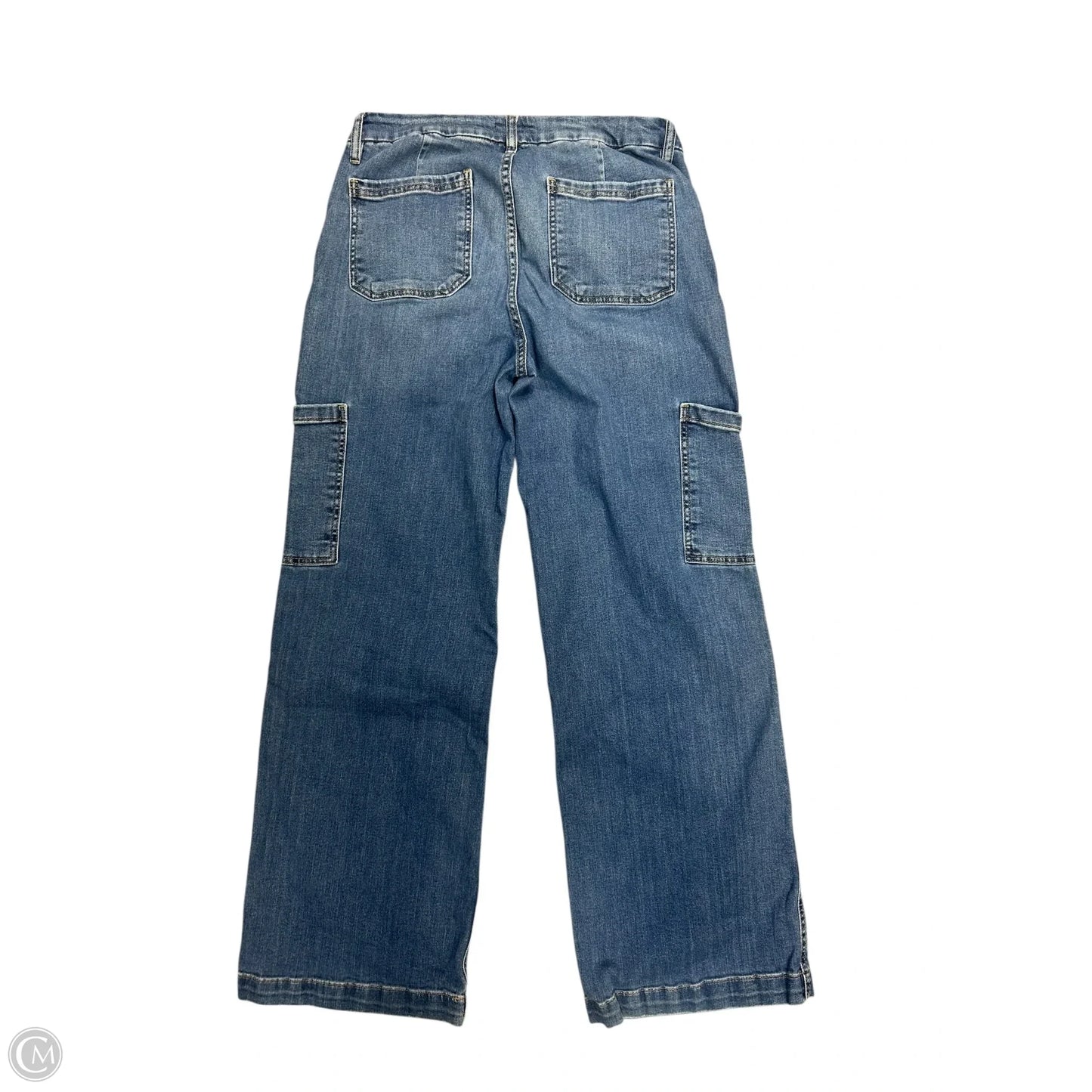Jeans Wide Leg By Kut In Blue Denim, Size: 10