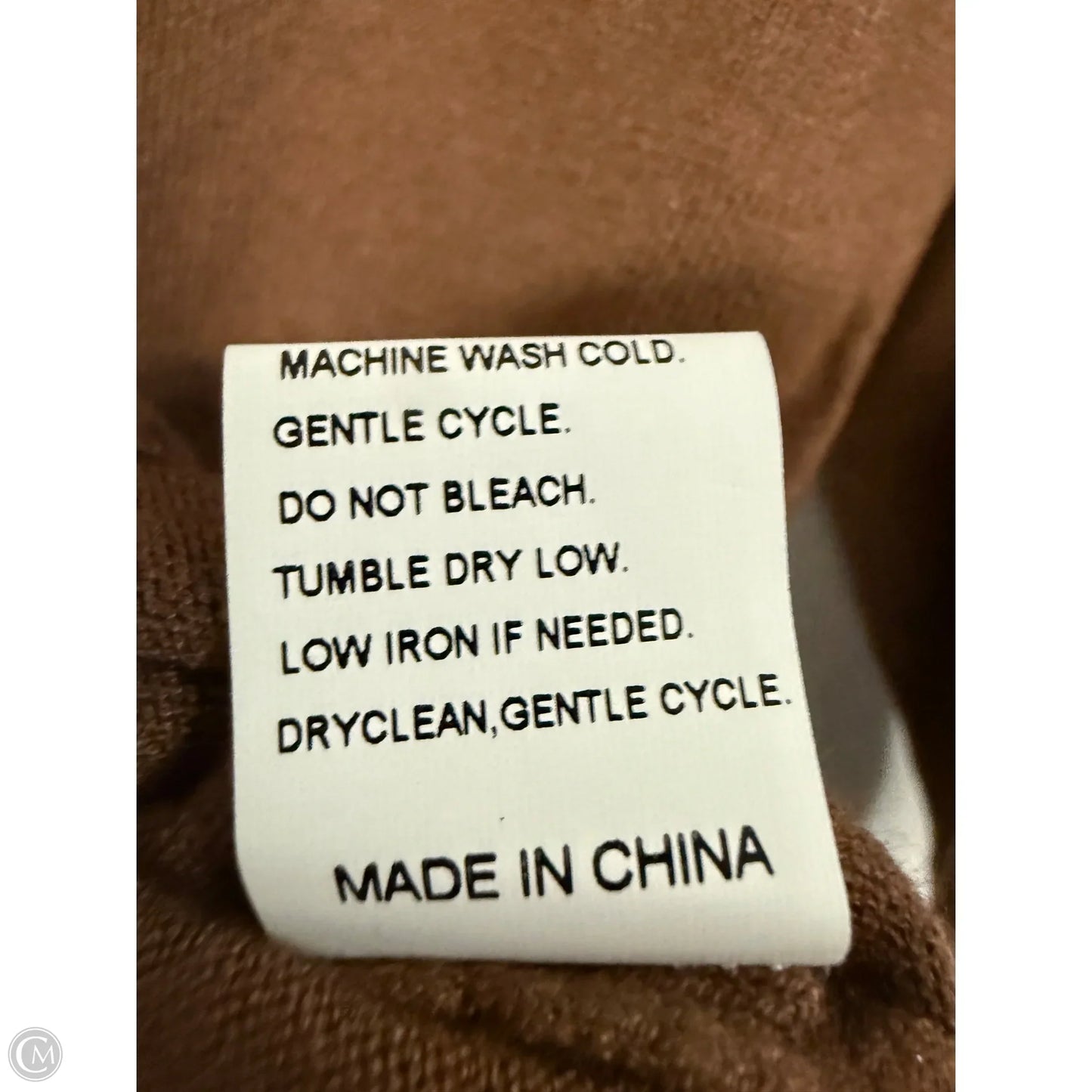 Sweater Cardigan By Cme In Brown, Size: L