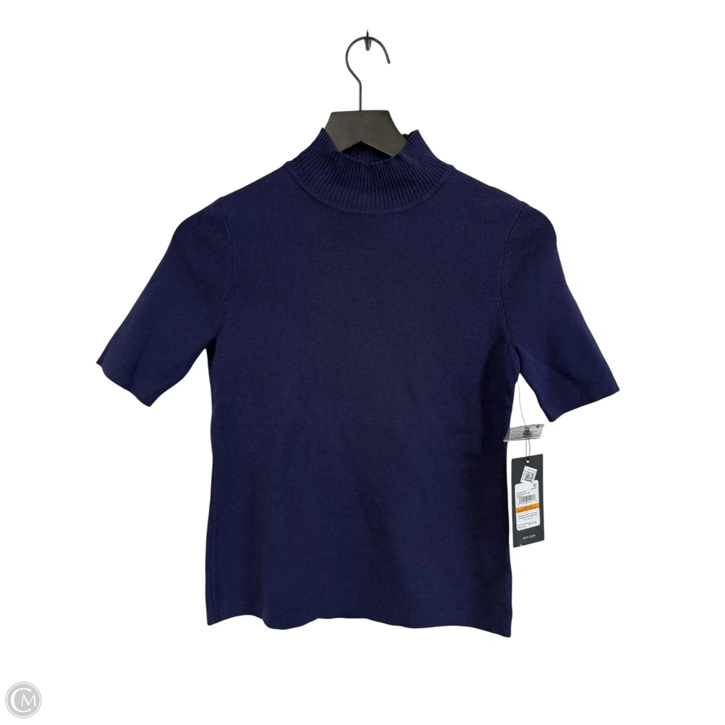 Top Short Sleeve By Jones New York In Blue, Size: Sp