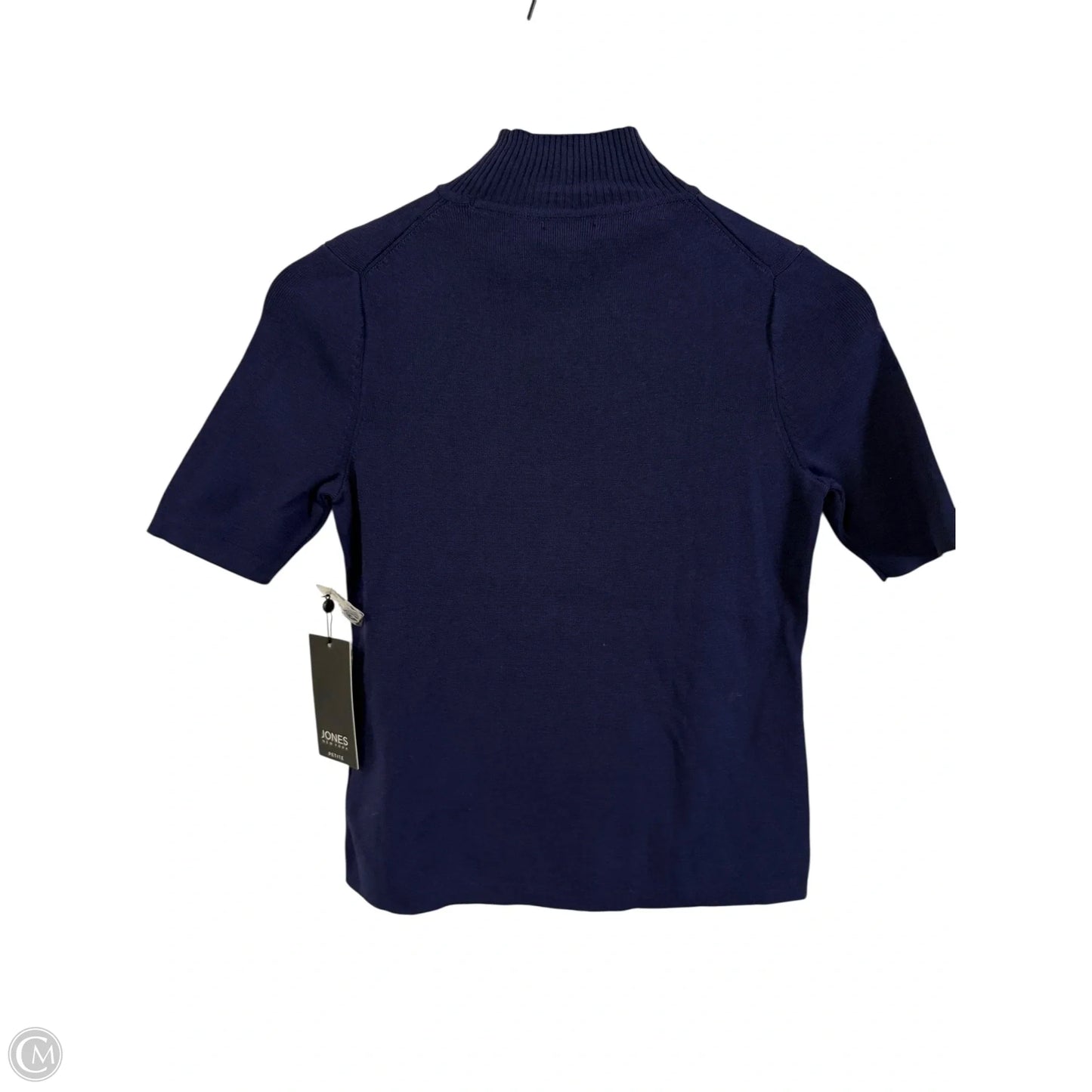 Top Short Sleeve By Jones New York In Blue, Size: Sp