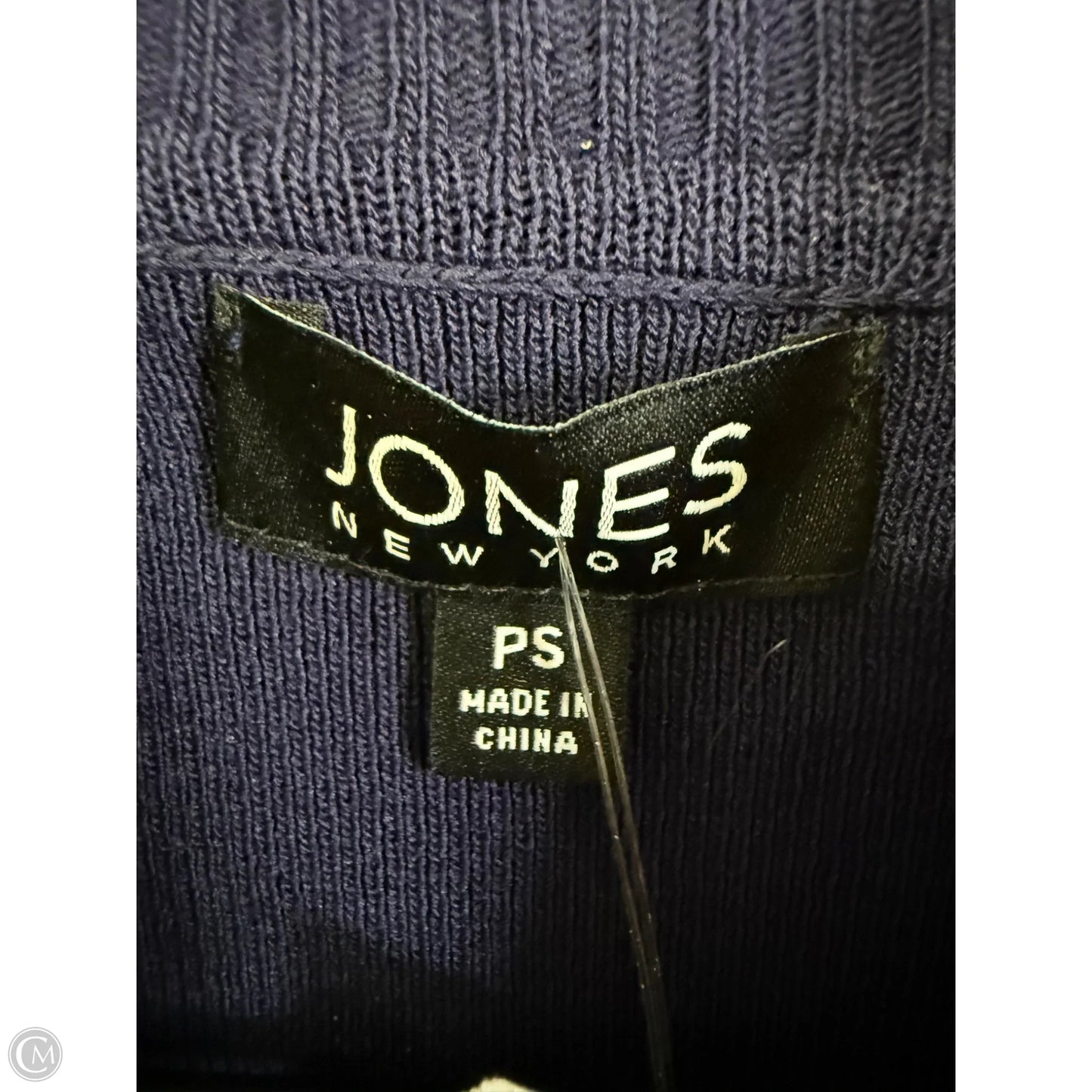 Top Short Sleeve By Jones New York In Blue, Size: Sp