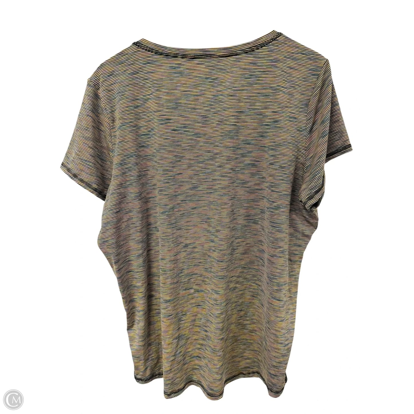 Athletic Top Short Sleeve By Xersion In Multi-colored, Size: Xxl