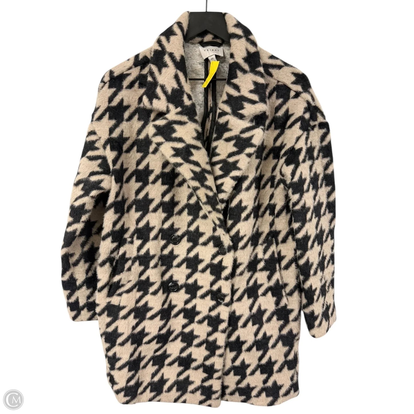 Coat Faux Fur & Sherpa By Tribal In Black & Brown, Size: S