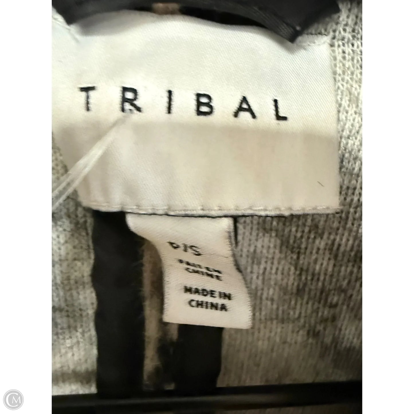Coat Faux Fur & Sherpa By Tribal In Black & Brown, Size: S