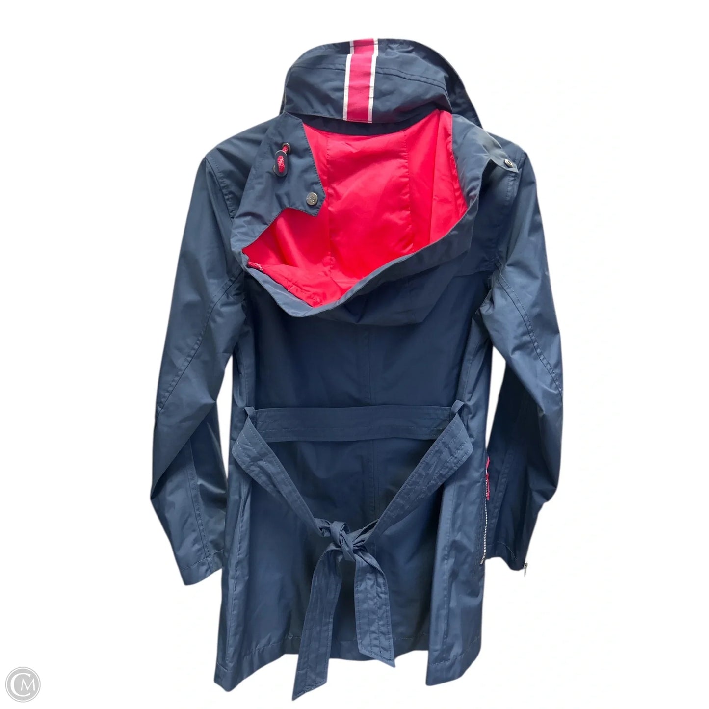 Coat Raincoat By Helly Hansen In Blue, Size: M