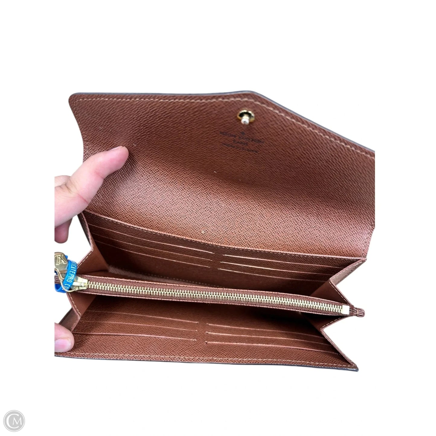 Wallet Luxury Designer By Louis Vuitton, Size: Large