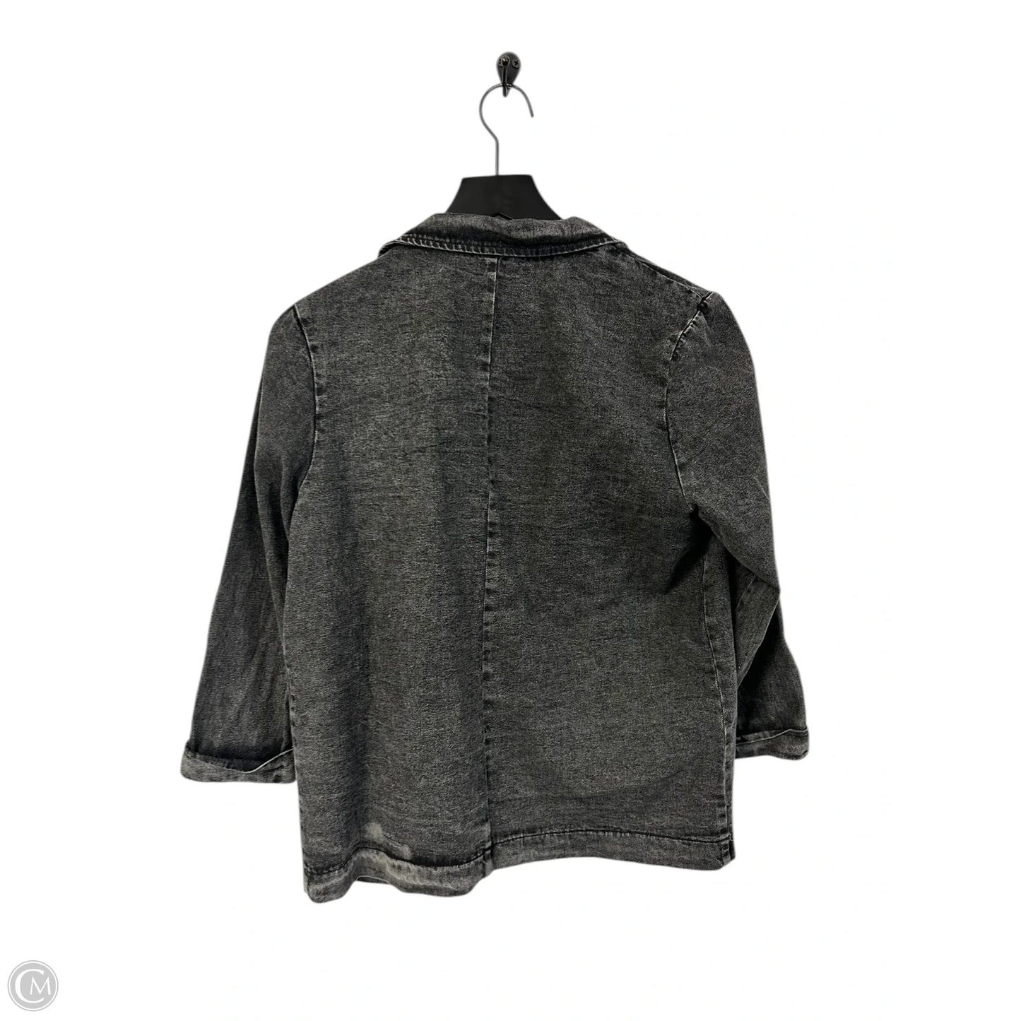 Jacket Denim By Bibi In Black Denim, Size: S