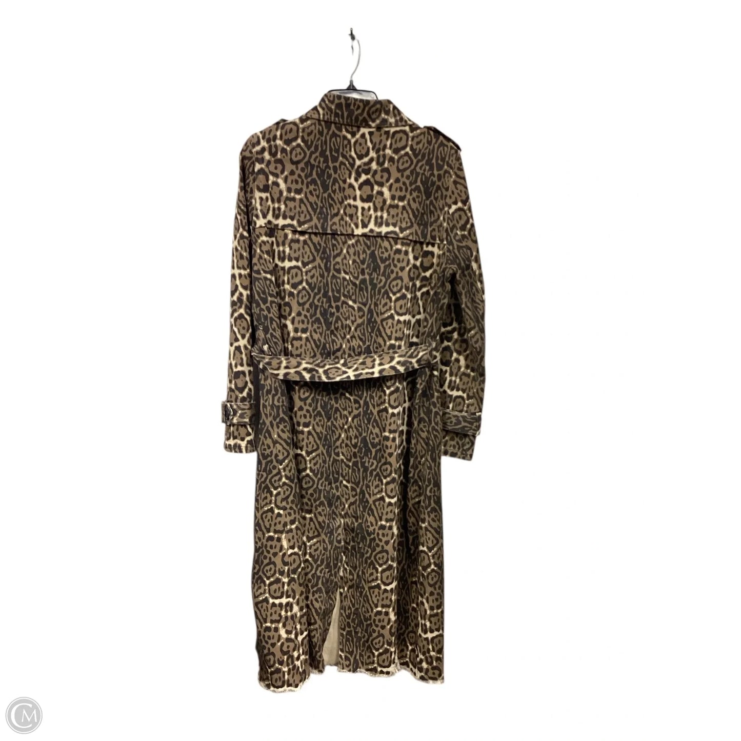 Jacket Denim By Clothes Mentor In Animal Print, Size: S