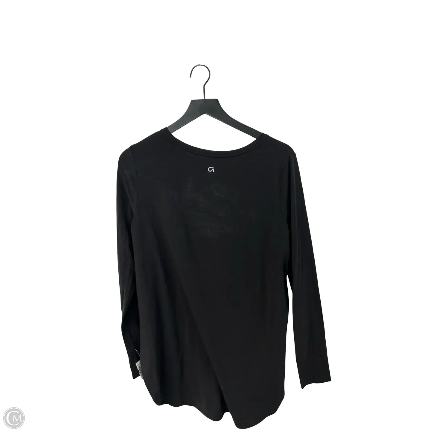 Athletic Top Long Sleeve Crewneck By Gapfit In Black, Size: M