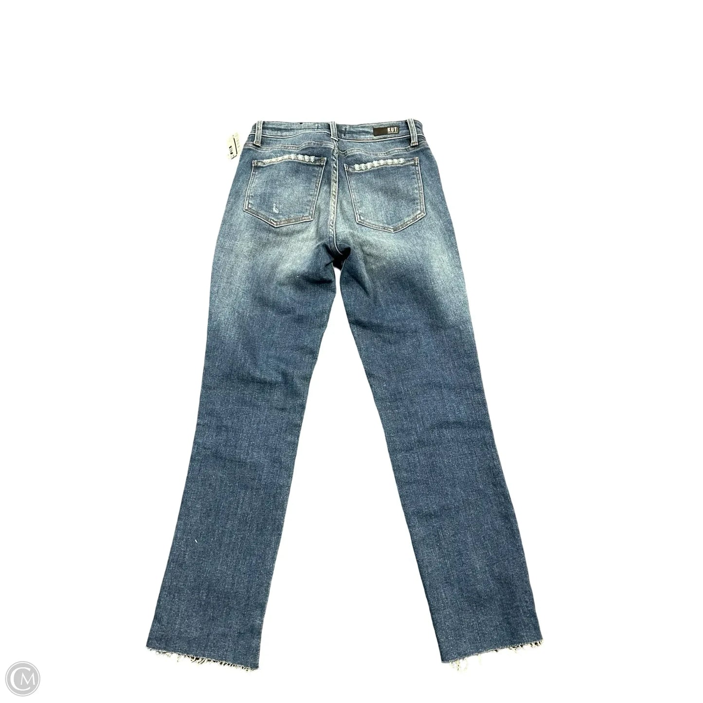 Jeans Straight By Kut In Blue Denim, Size: 2