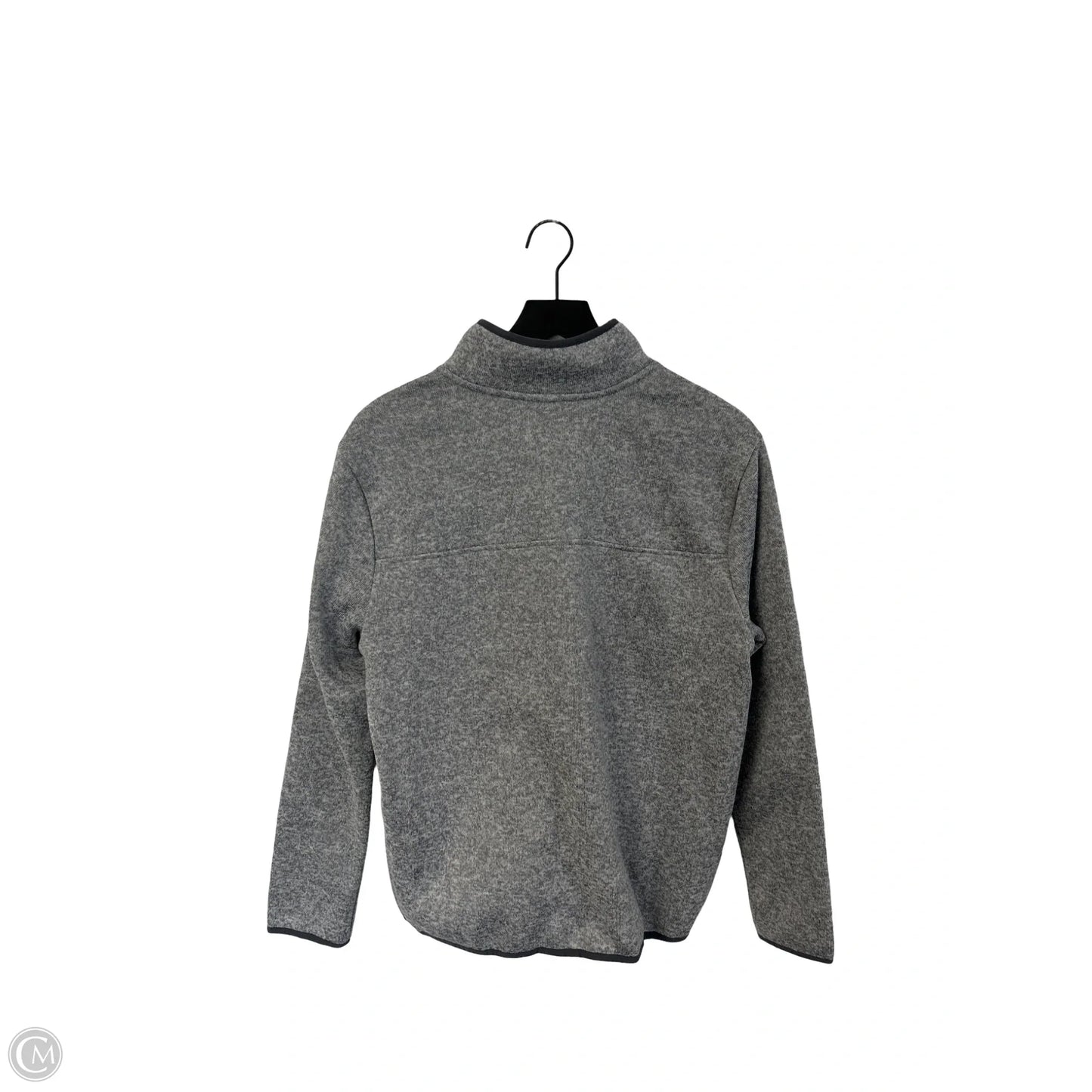 Sweatshirt Collar By Eddie Bauer In Grey, Size: L