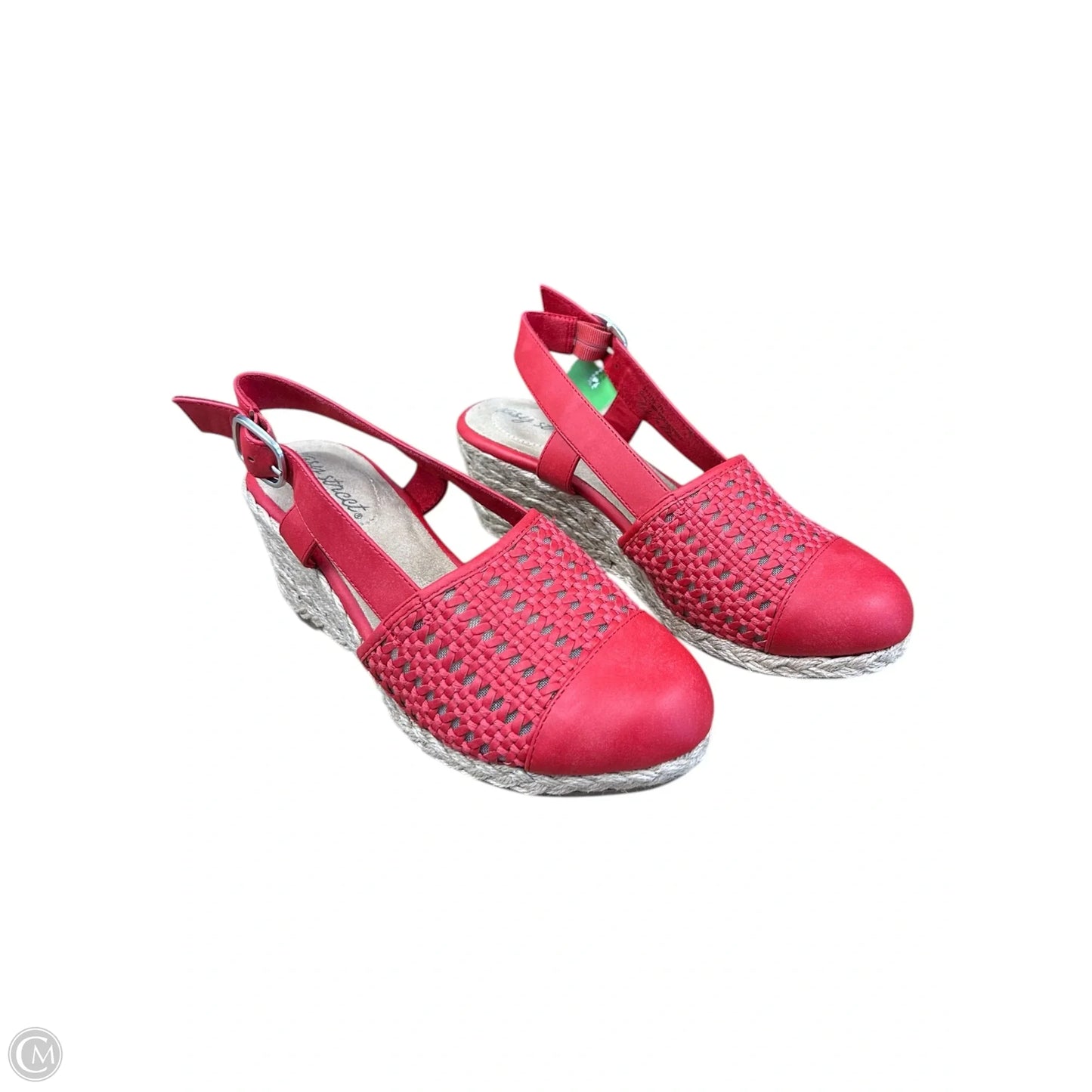 Shoes Heels Wedge By Easy Street In Red, Size: 7