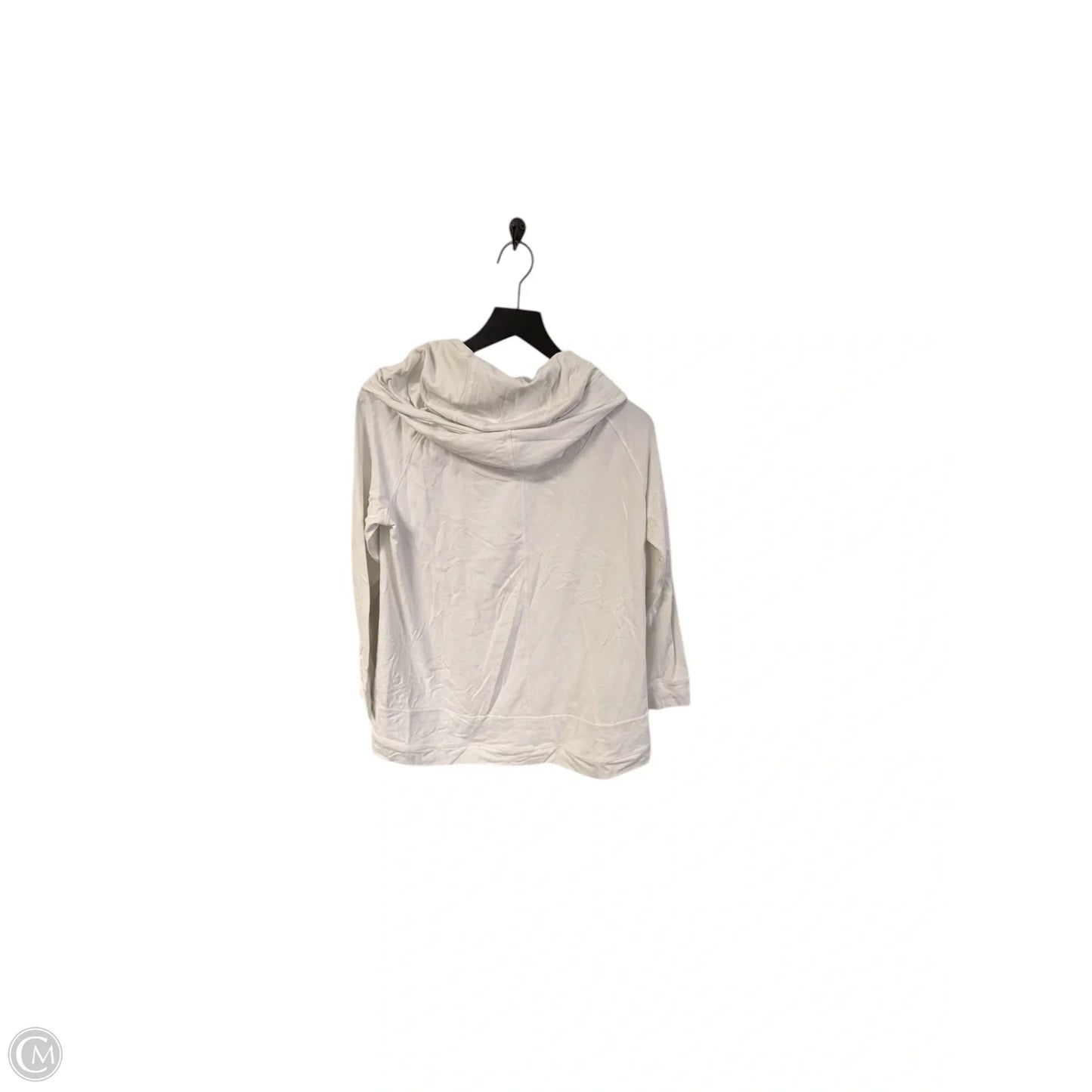 Athletic Sweatshirt Hoodie By Lululemon In White, Size: 8