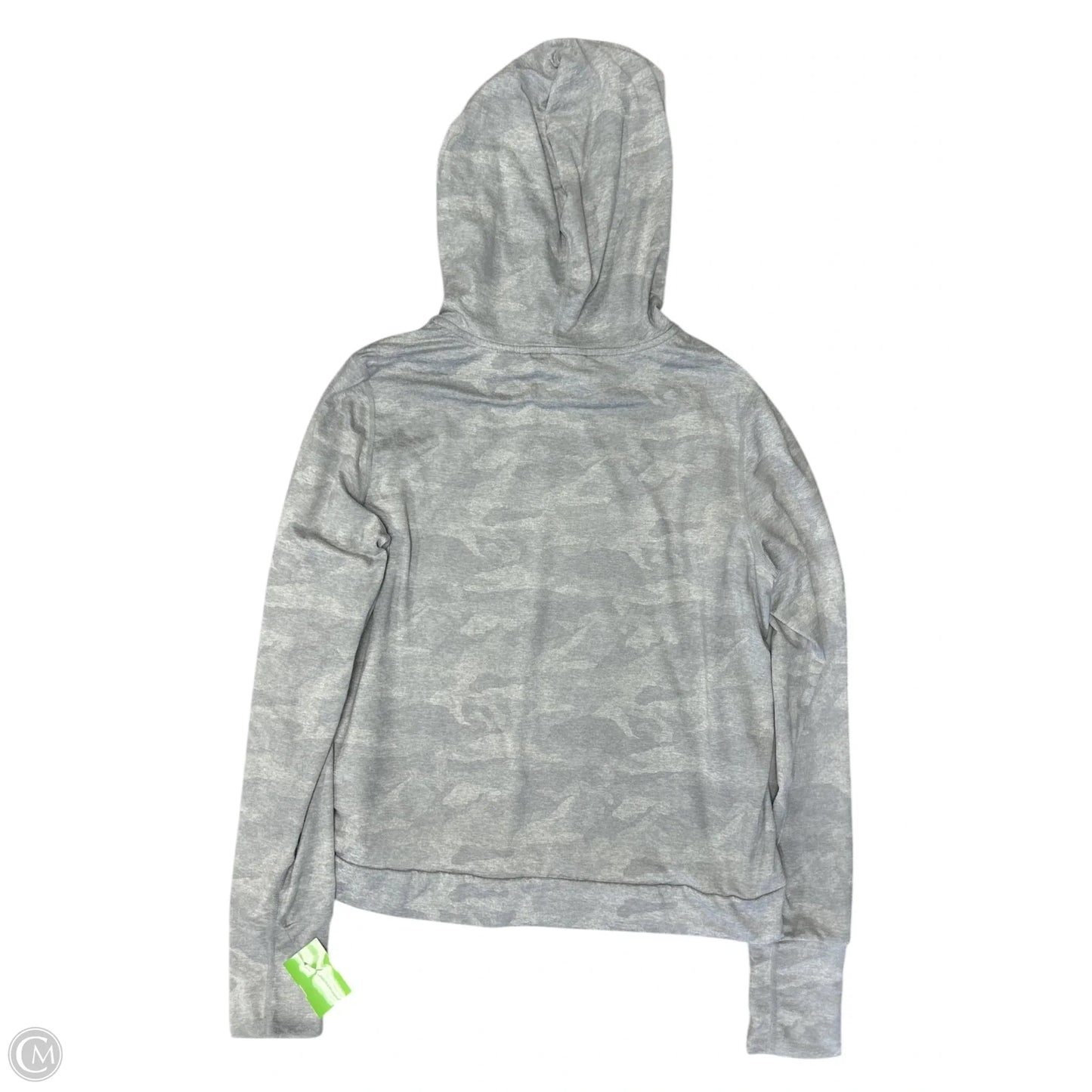 Athletic Top Long Sleeve Hoodie By Vuori In Grey, Size: S