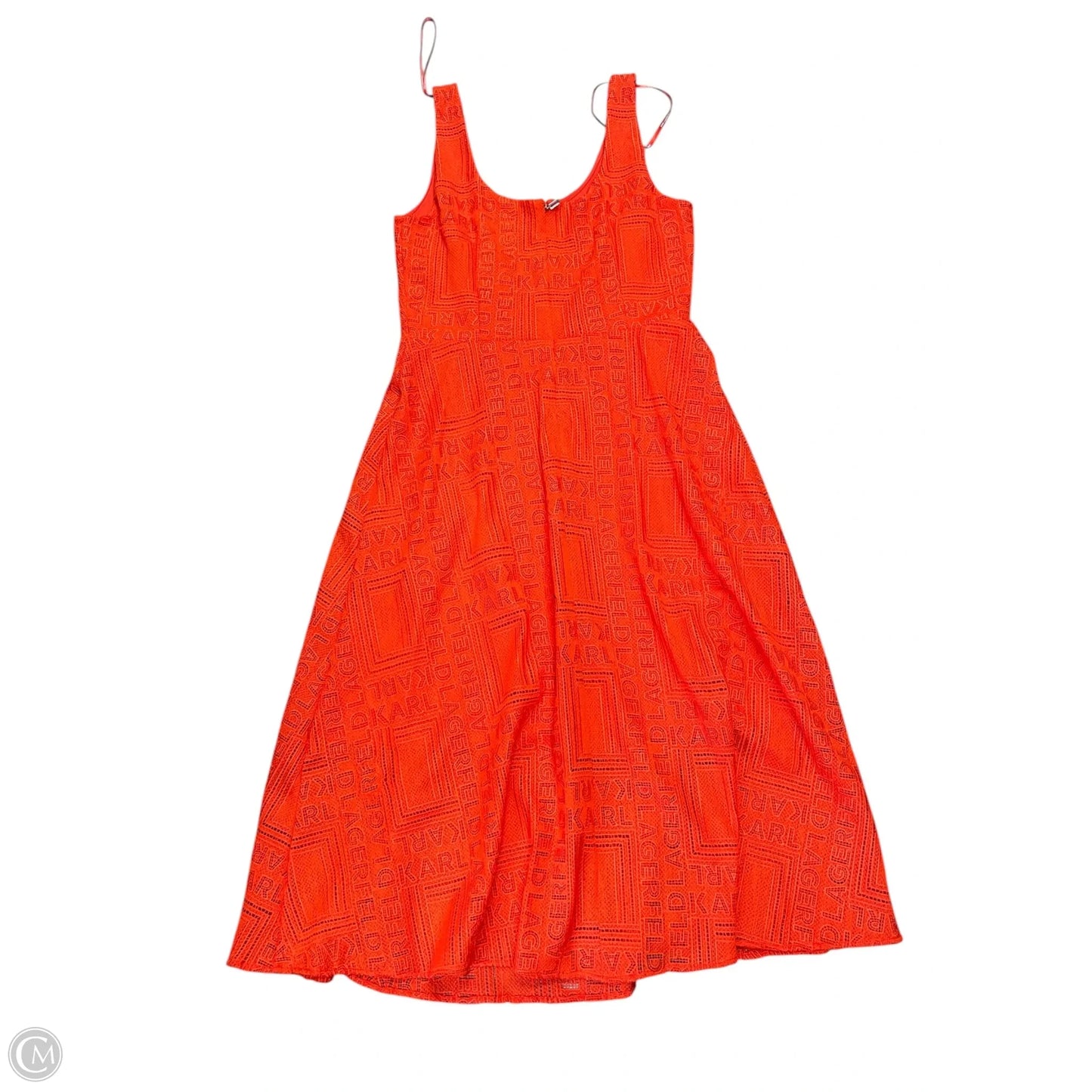 Dress Designer By Karl Lagerfeld In Red, Size: 8