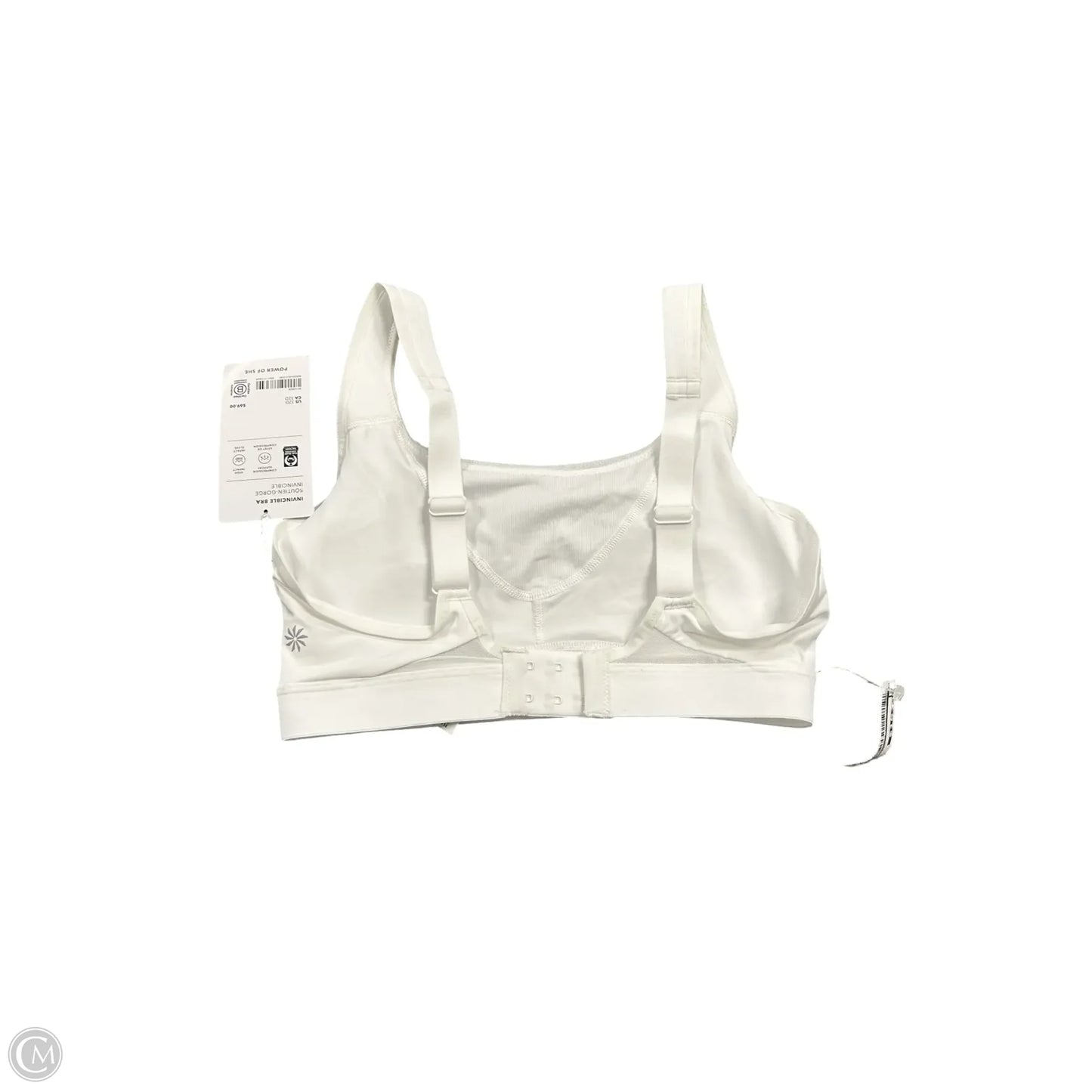 Athletic Bra By Athleta In White, Size: L