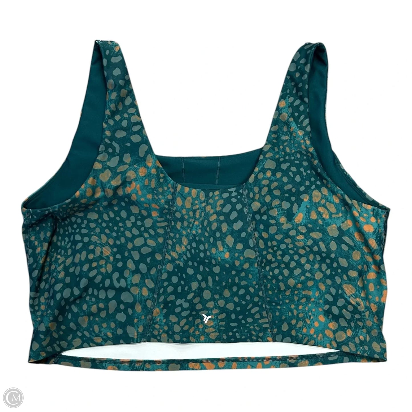 Athletic Tank Top By Old Navy In Green & Orange, Size: Xxl